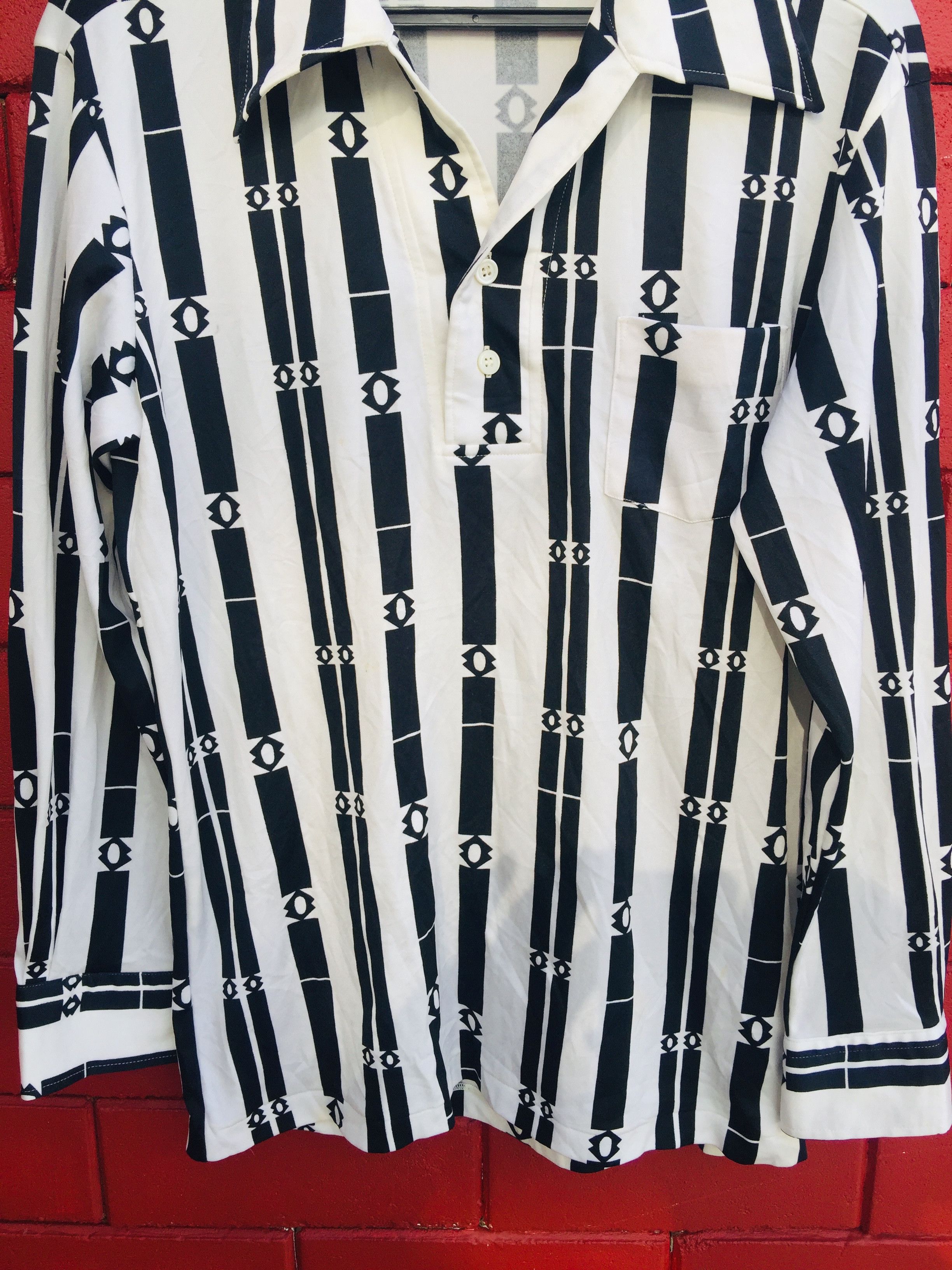 Japanese Brand × Vintage Vintage Mandarin Travis Scott Fashion Style Long Sleeve Size US M / EU 48-50 / 2 - 4 Thumbnail