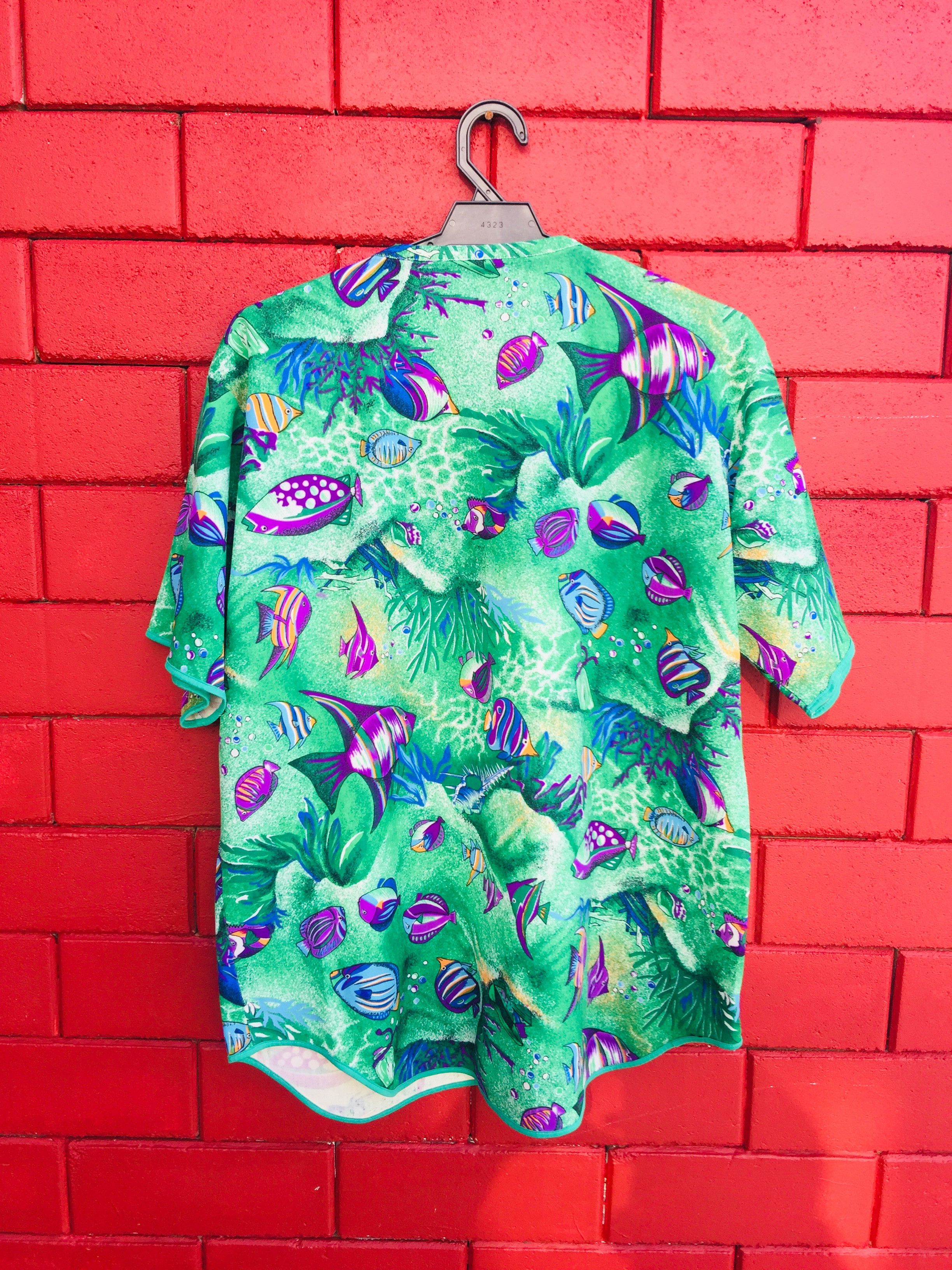 Designer × Japanese Brand Vintage Aquarium Travis Scott Fashion Style Shirt Size US L / EU 52-54 / 3 - 2 Thumbnail