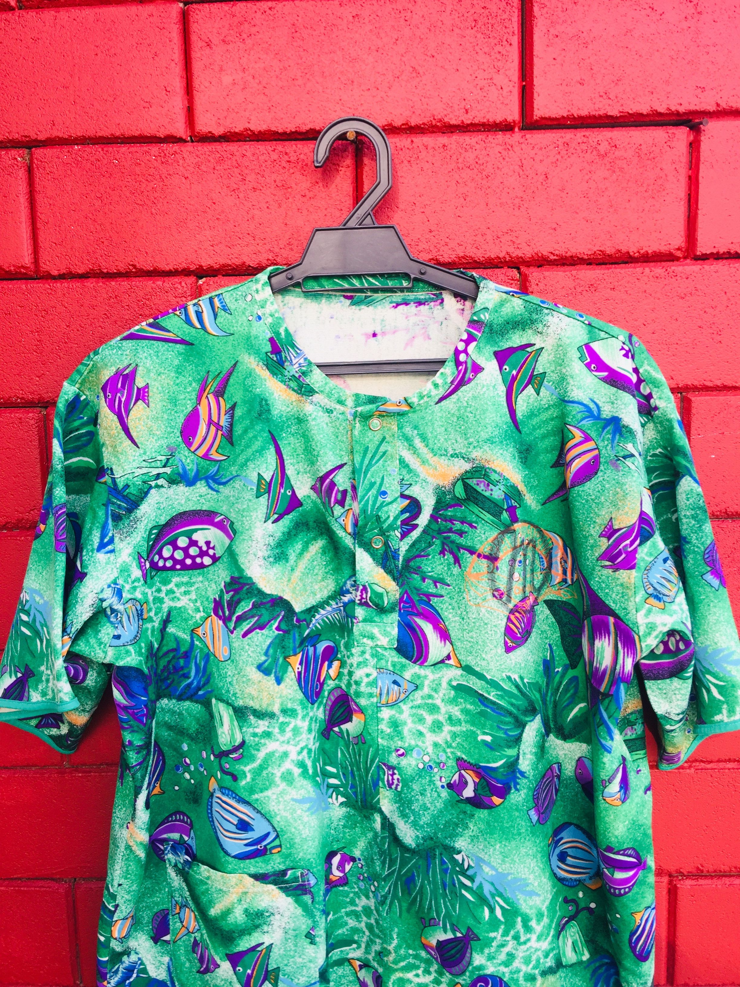 Designer × Japanese Brand Vintage Aquarium Travis Scott Fashion Style Shirt Size US L / EU 52-54 / 3 - 3 Thumbnail