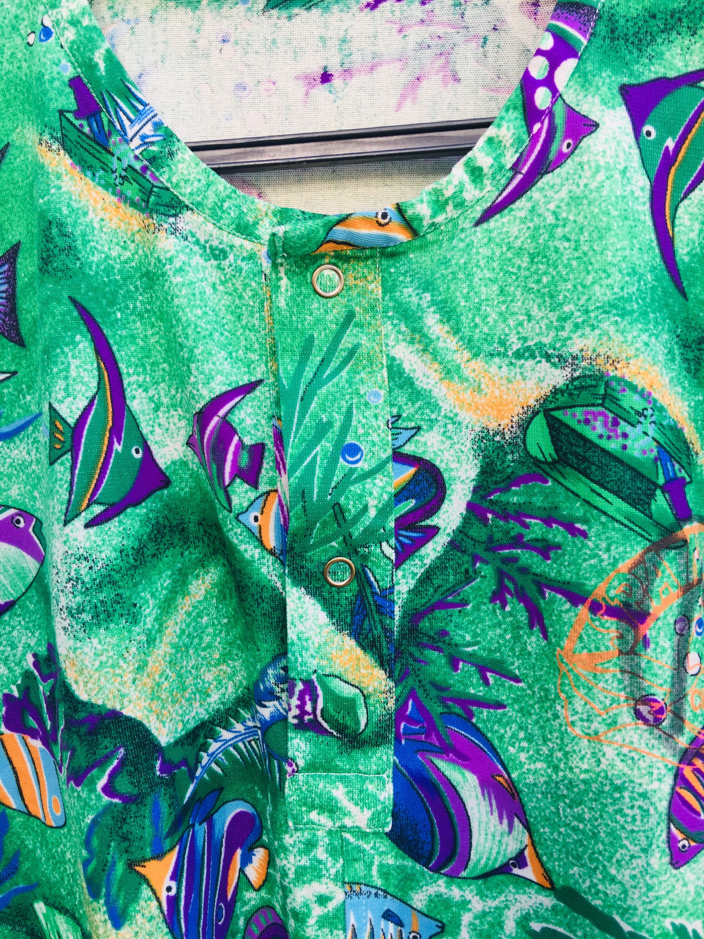 Designer × Japanese Brand Vintage Aquarium Travis Scott Fashion Style Shirt Size US L / EU 52-54 / 3 - 8 Thumbnail