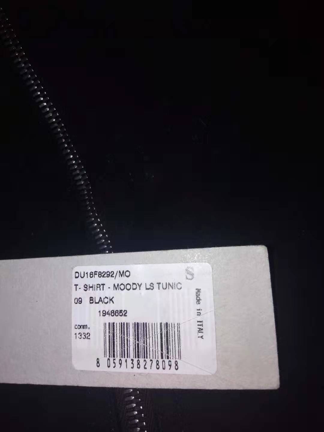 Rick Owens Drkshdw DRKSHDW BLACK MOODY LS TUNIC | Grailed