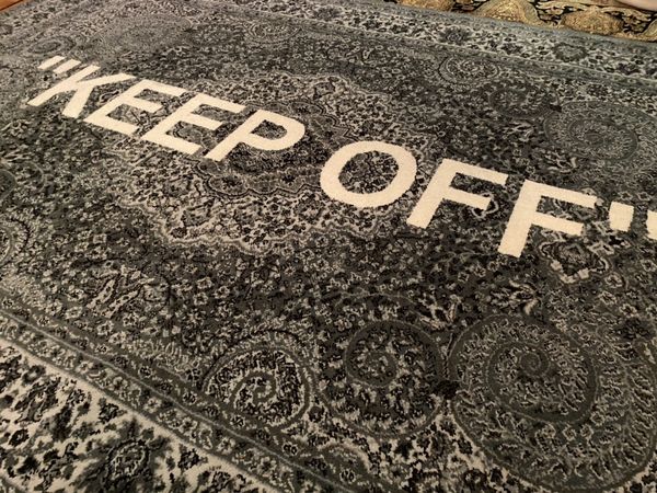 Ikea Virgil Abloh x IKEA KEEP OFF Rug 200x300 CM Off White