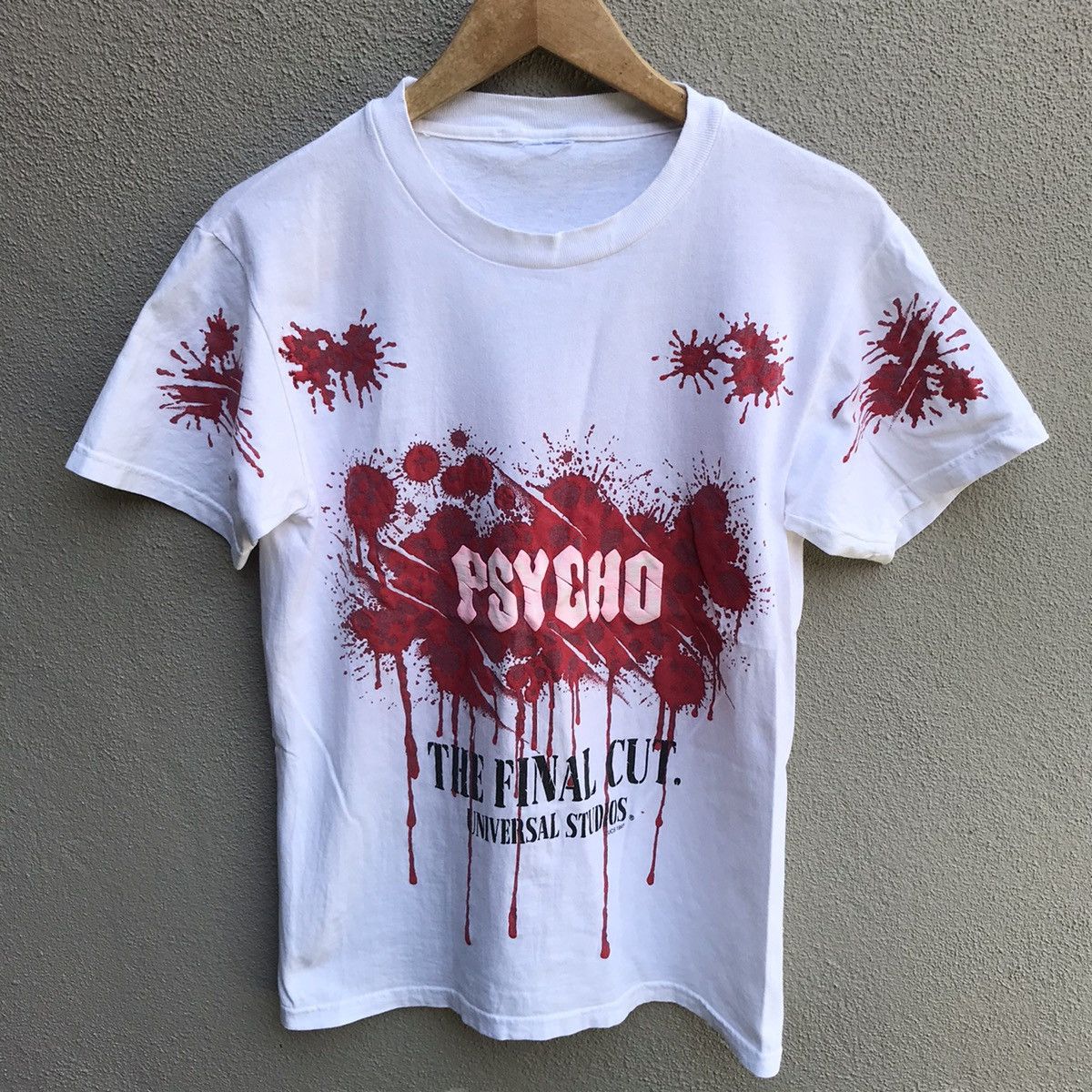 Vintage Vintage 90s PSYCHO movie horror tee evil dead Size US S / EU 44-46 / 1 - 2 Thumbnail