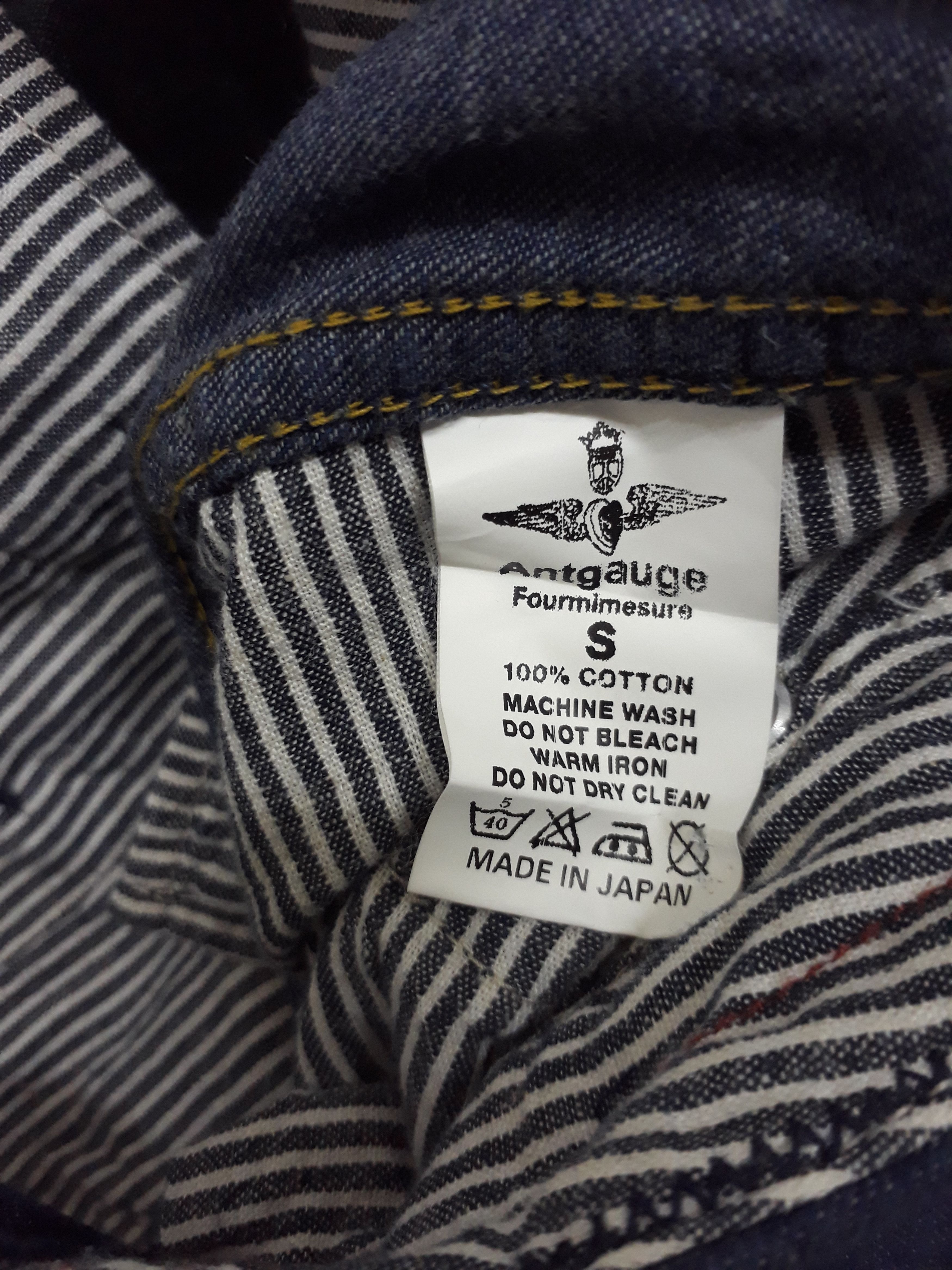 Japanese Brand ANTGAUGE FOURMIMESURE Japanese Brand Denim Pants Size US 30 / EU 46 - 10 Thumbnail