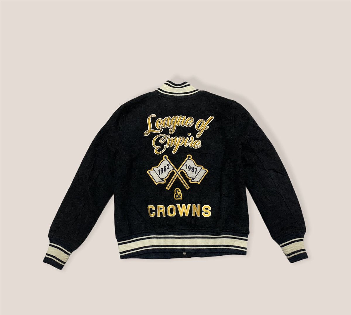 Rodeo × Varsity Jacket Rodeo Crowns Varsity Wool League Of Empire Fashion  Jacket | Grailed