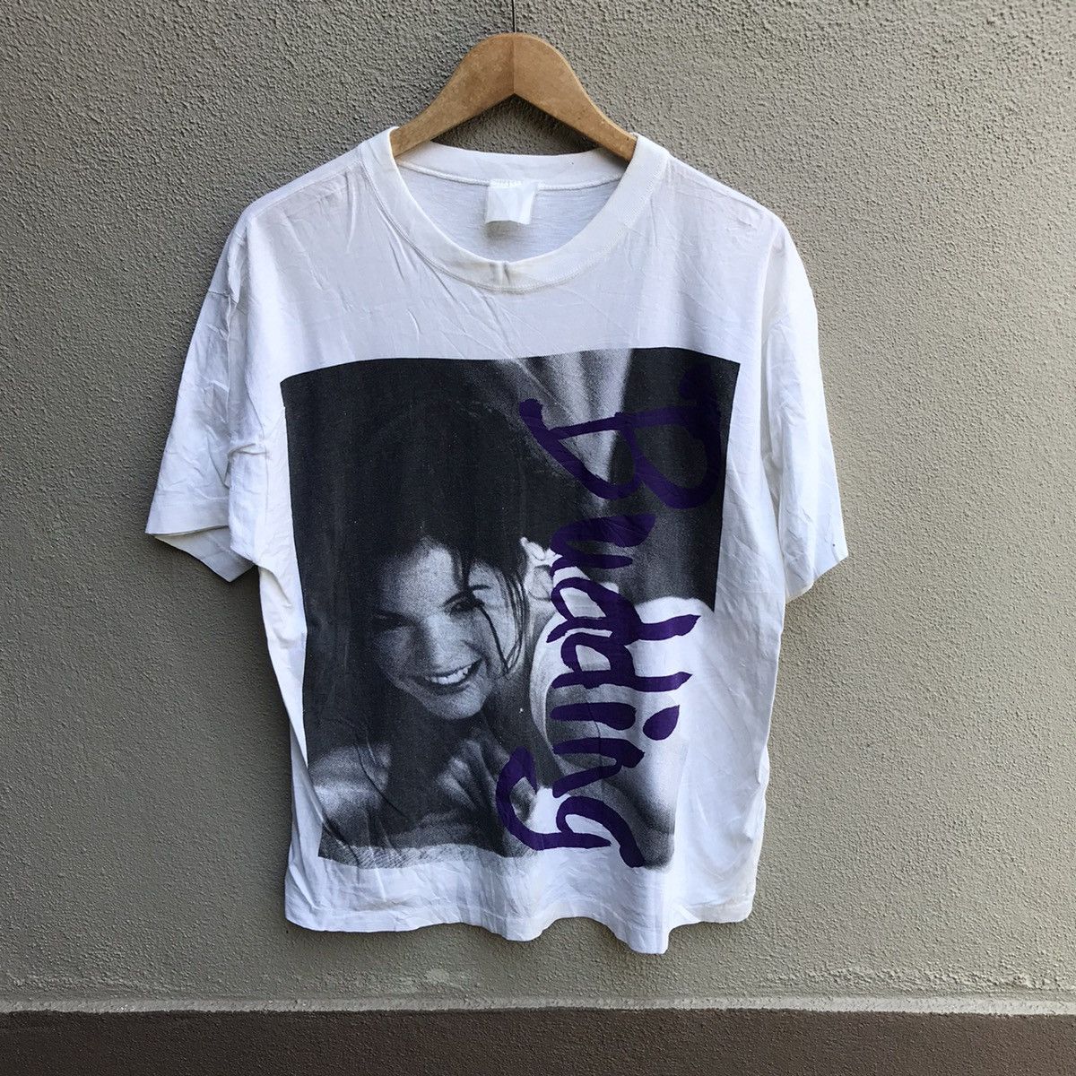 Vintage Vintage 90s BUDDING actress model fotofolio art tee Size US L / EU 52-54 / 3 - 1 Thumbnail