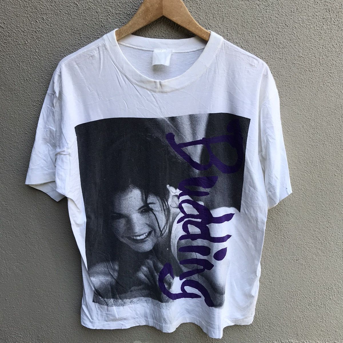 Vintage Vintage 90s BUDDING actress model fotofolio art tee Size US L / EU 52-54 / 3 - 2 Thumbnail