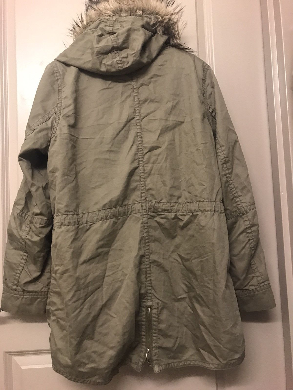 Gap Gap Fur Lined Parka Oversized Army Green With Hood Size M / US 6-8 / IT 42-44 - 2 Thumbnail