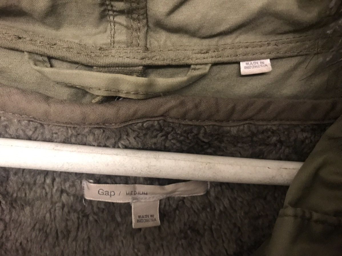 Gap Gap Fur Lined Parka Oversized Army Green With Hood Size M / US 6-8 / IT 42-44 - 5 Thumbnail
