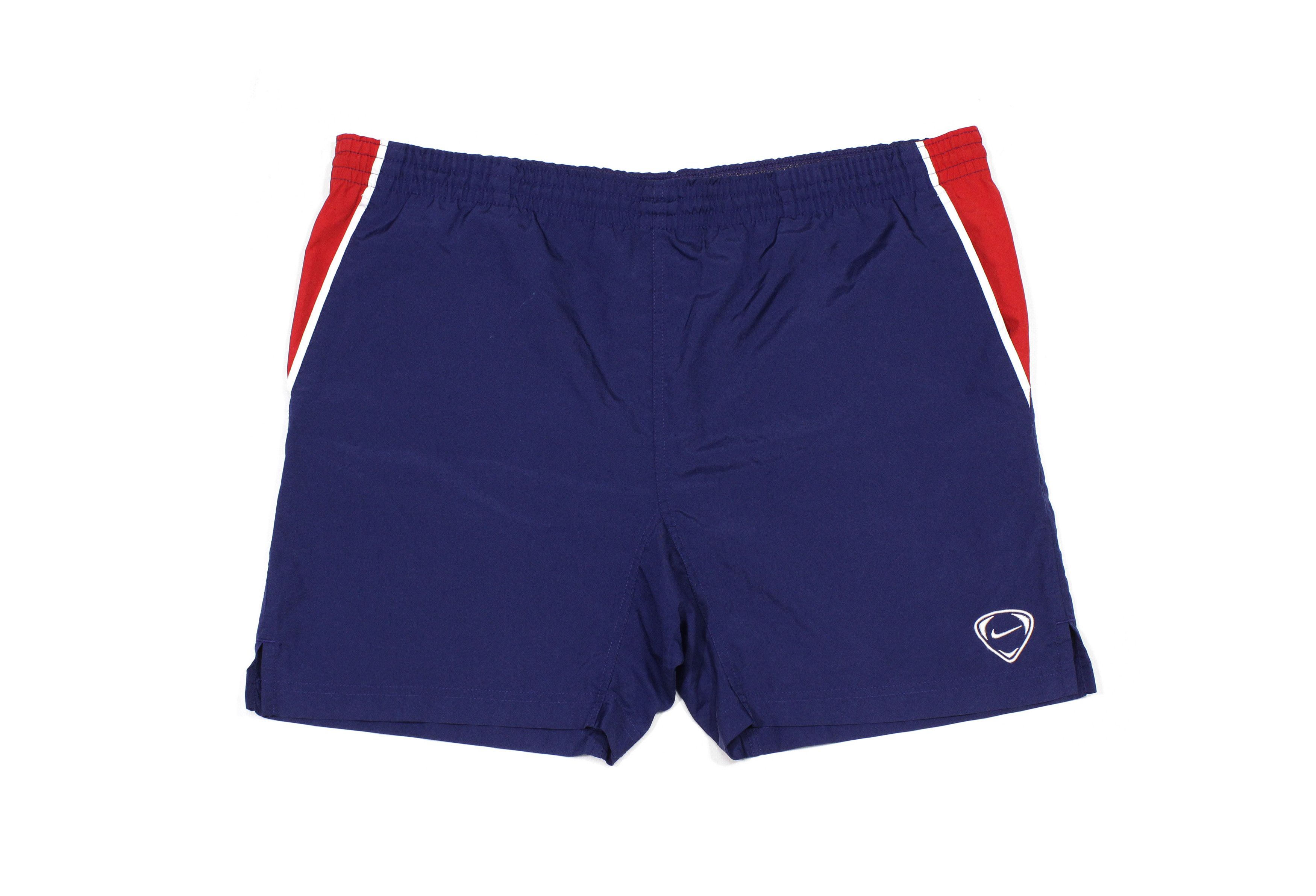 Nike 90S Swoosh Team Logo Sport Shorts M Size Size US 32 / EU 48 - 1 Thumbnail