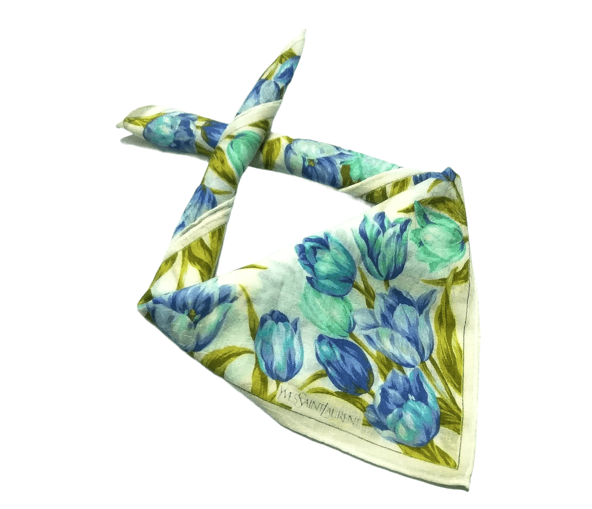 Yves Saint Laurent Yves Saint Laurent Floral Design Bandana Handkerchief Size ONE SIZE - 1 Thumbnail