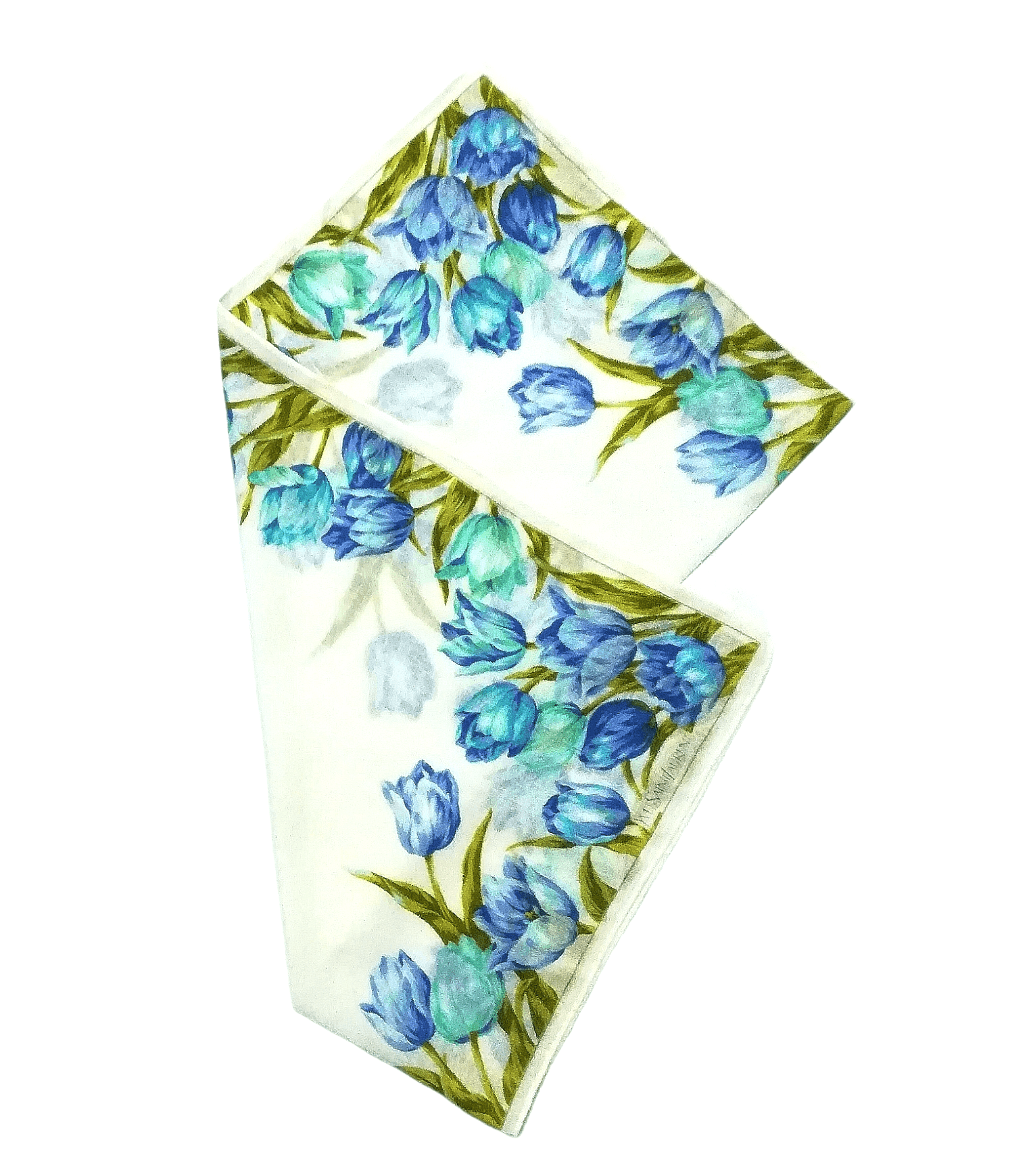 Yves Saint Laurent Yves Saint Laurent Floral Design Bandana Handkerchief Size ONE SIZE - 3 Thumbnail