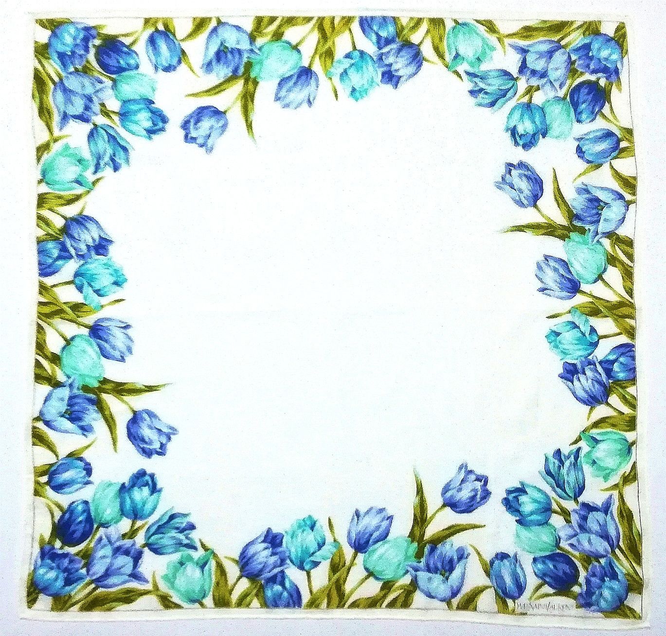 Yves Saint Laurent Yves Saint Laurent Floral Design Bandana Handkerchief Size ONE SIZE - 5 Thumbnail