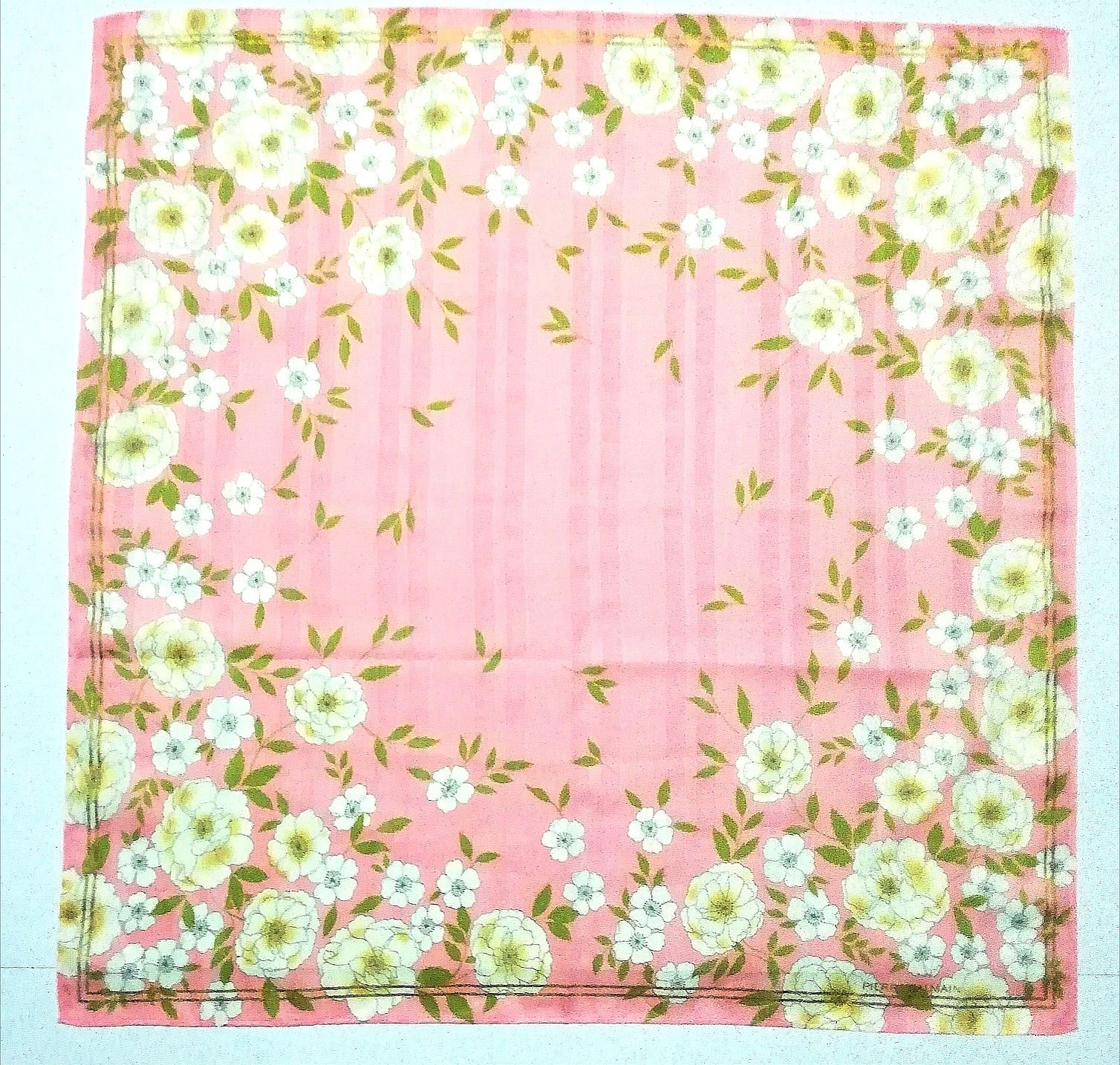 Designer × Pierre Balmain Pierre Balmain Paris Bandana Handkerchief Pink Luxury Style Size ONE SIZE - 4 Thumbnail