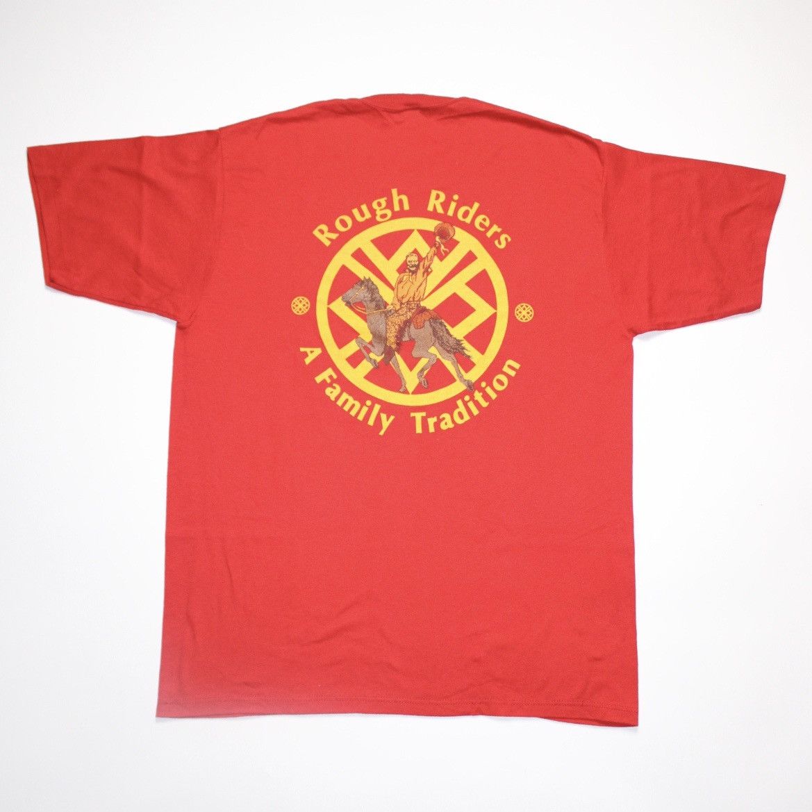 Vintage Vintage 90s Rough Riders Red T-Shirt | Grailed
