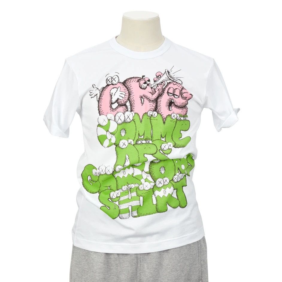 Comme des Garcons × Kaws CDG Shirt x Kaws print 4 t shirt | Grailed
