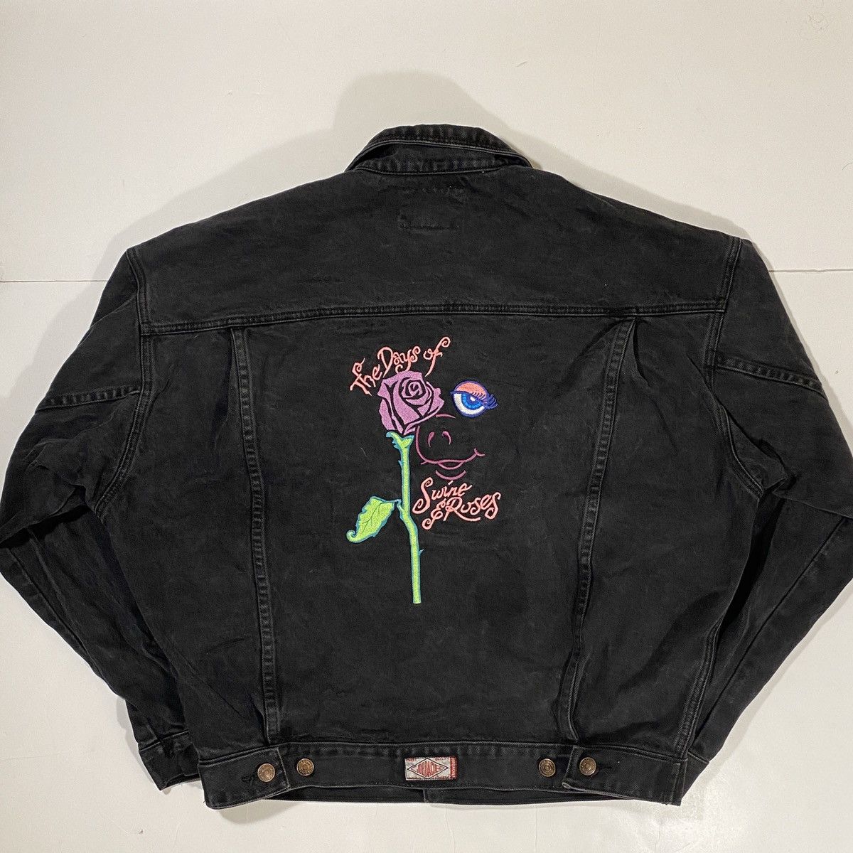 Band Tees × Jordache × Vintage 80’s My Life With The Thrill Kill Kult Denim Jacket Size US L / EU 52-54 / 3 - 2 Thumbnail