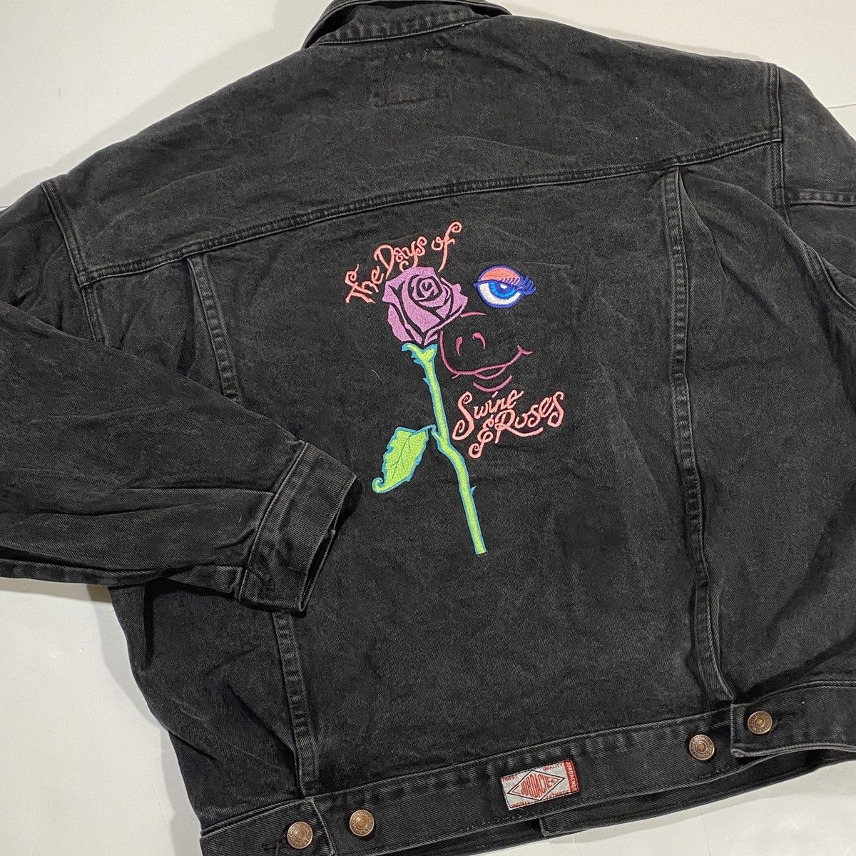 Band Tees × Jordache × Vintage 80’s My Life With The Thrill Kill Kult Denim Jacket Size US L / EU 52-54 / 3 - 1 Thumbnail