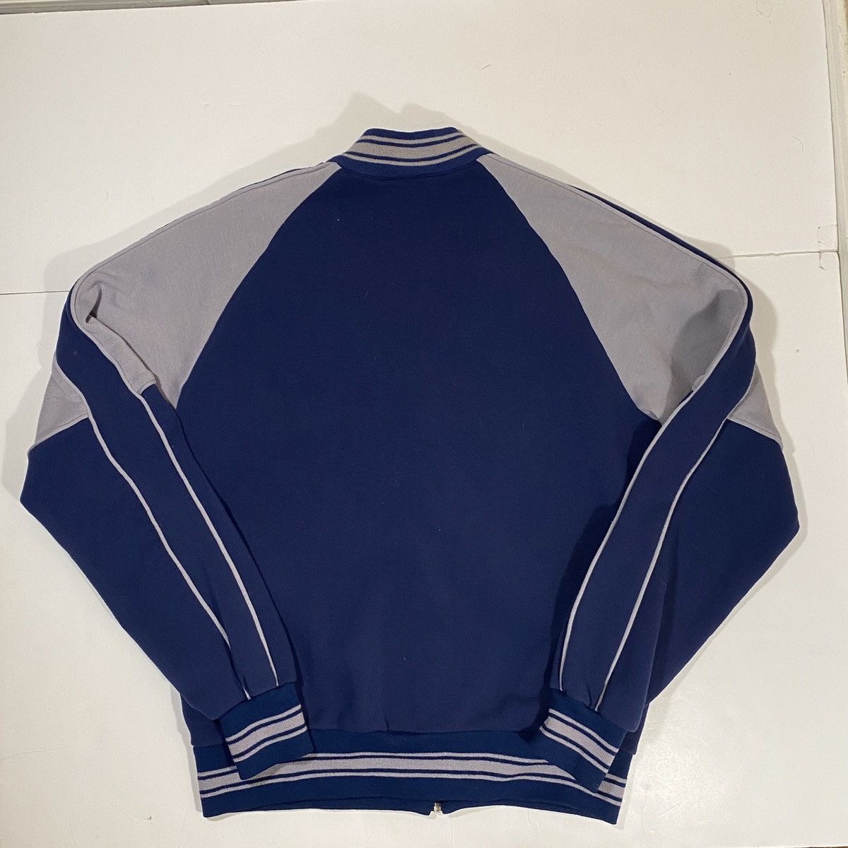 Nike × Vintage 90’s Nike Track Zip Jacket Size US L / EU 52-54 / 3 - 2 Thumbnail