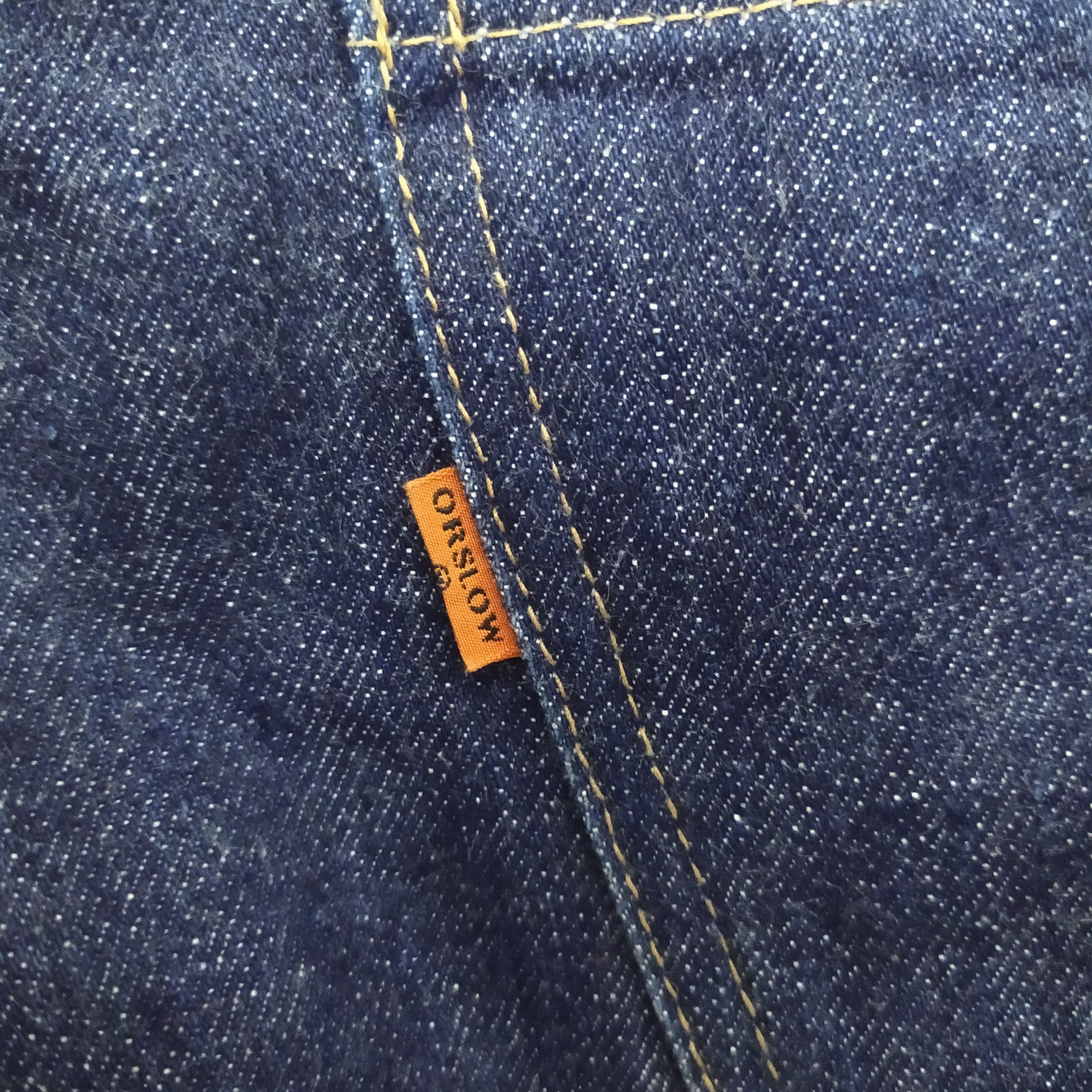 Orslow ORSLOW DENIM ORANGE TAB (D16) W28 Size US 28 / EU 44 - 2 Thumbnail