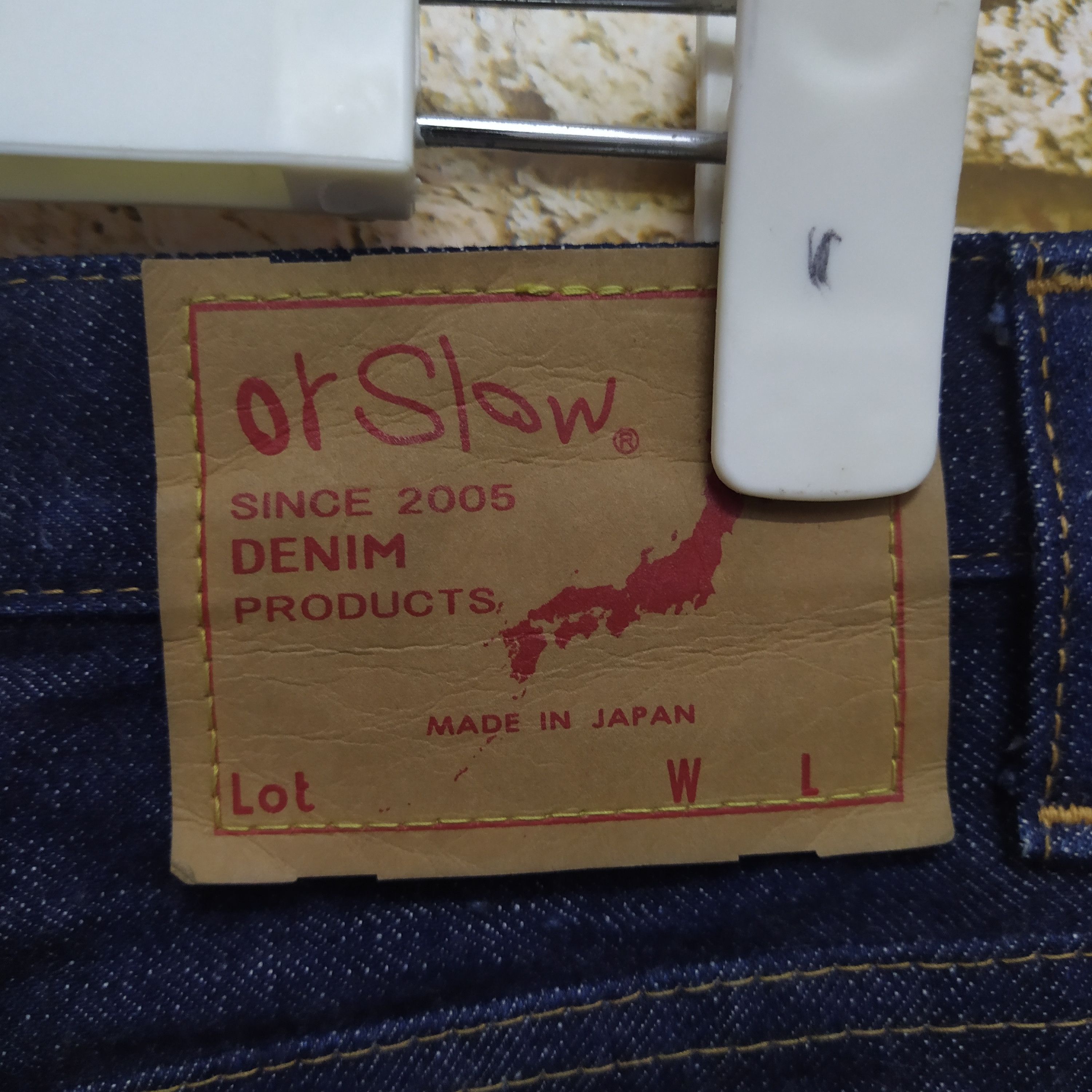 Orslow ORSLOW DENIM ORANGE TAB (D16) W28 Size US 28 / EU 44 - 3 Thumbnail