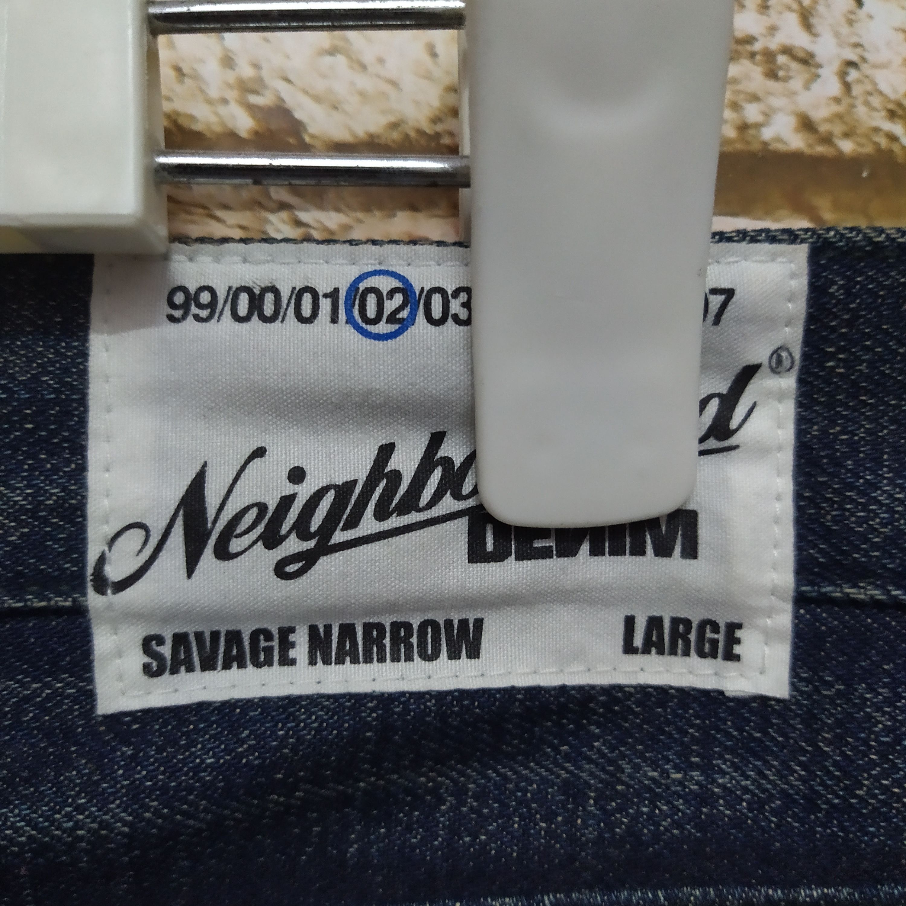 Neighborhood 2002 NEIGHBORHOOD NBHD DISTRESSED DENIM (D19) Size US 36 / EU 52 - 4 Thumbnail