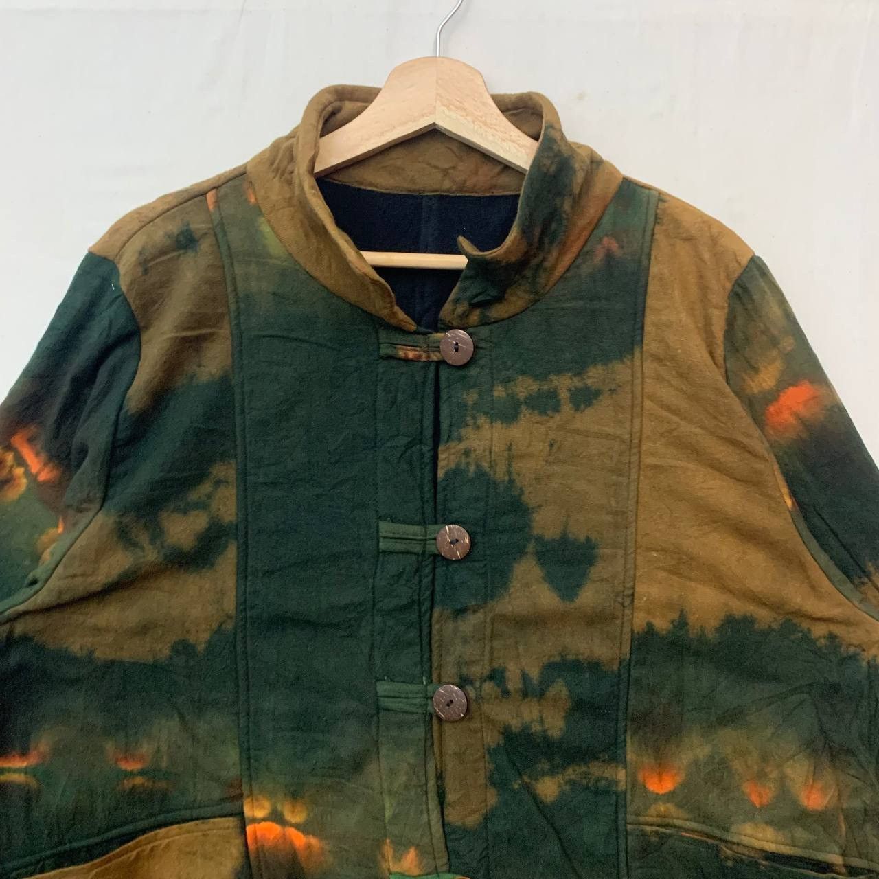 Other Vintage Unbranded Tie Dye Button Ups Jacket Size US L / EU 52-54 / 3 - 4 Thumbnail