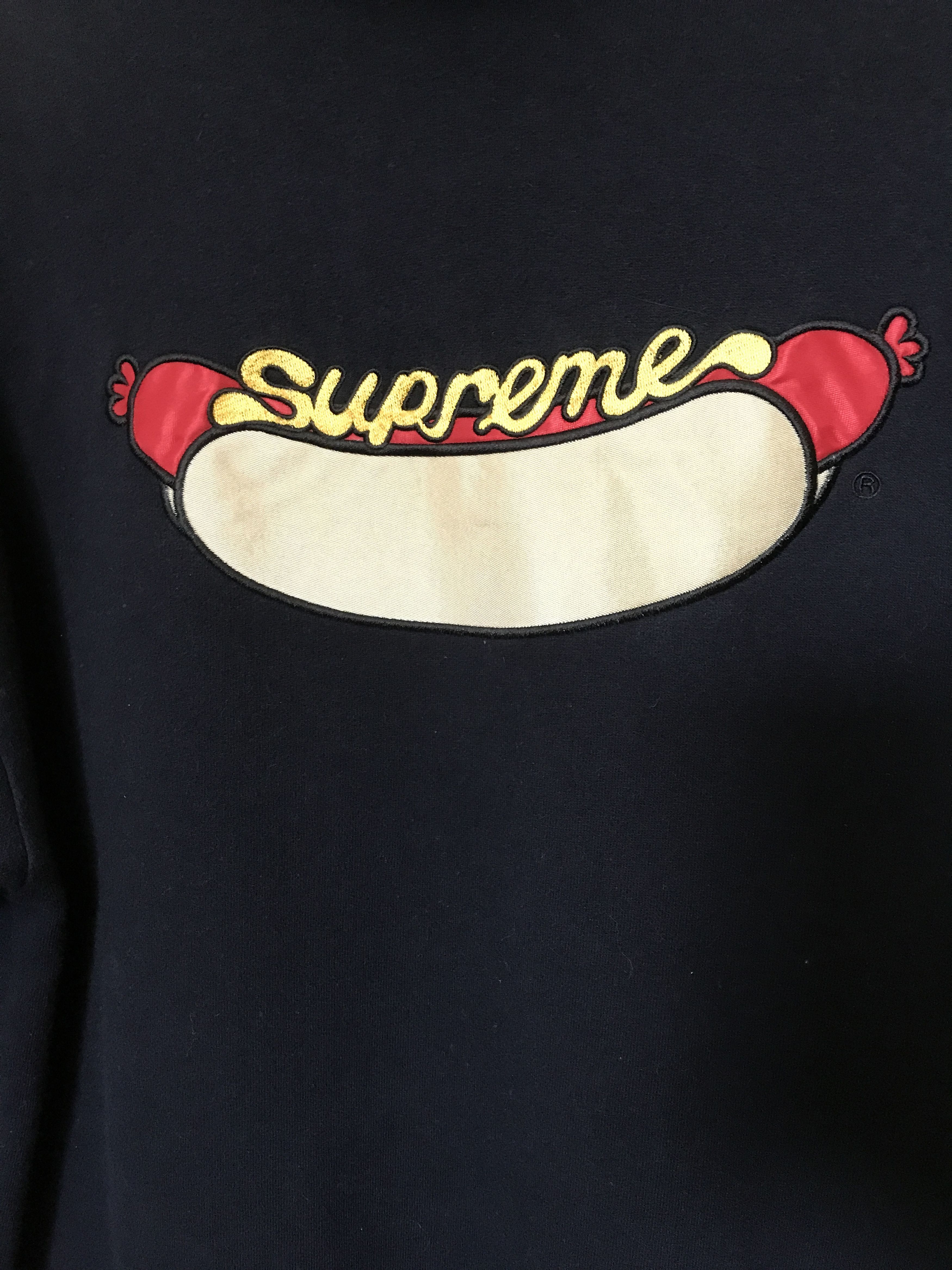 Supreme Supreme hot dog hoodie S S 04 final drop Grailed