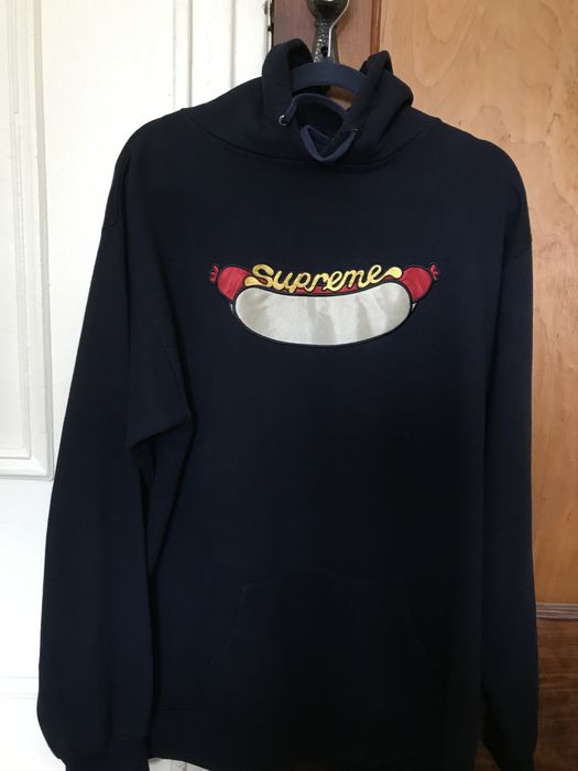 Supreme hot dog hoodie hotsell