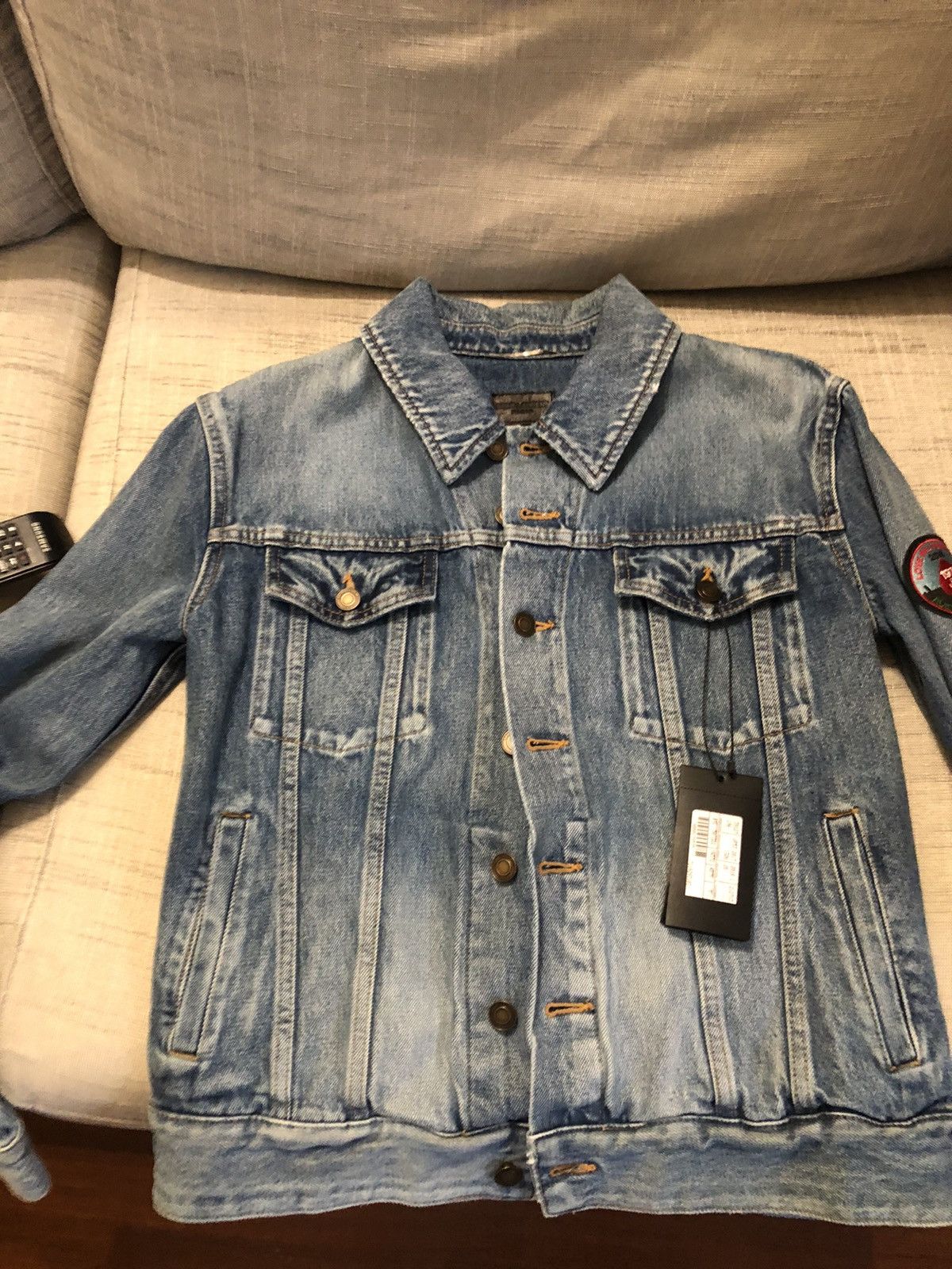 SAINT LAURENT LOVE ME FOREVER ダメージフーディ