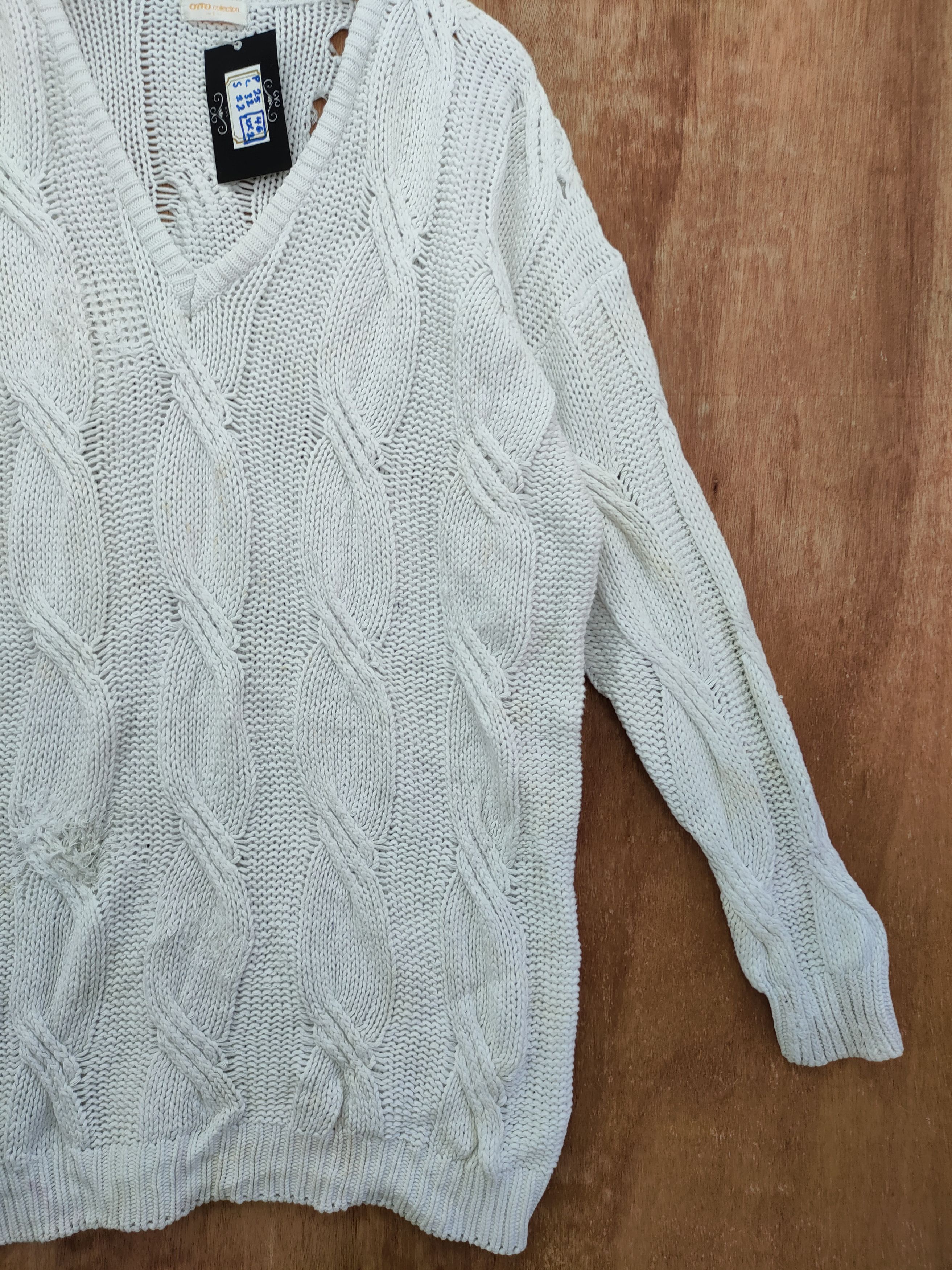Japanese Brand Japan distressed thrashed knitwear streetwear #46-XX2 Size US XL / EU 56 / 4 - 3 Thumbnail