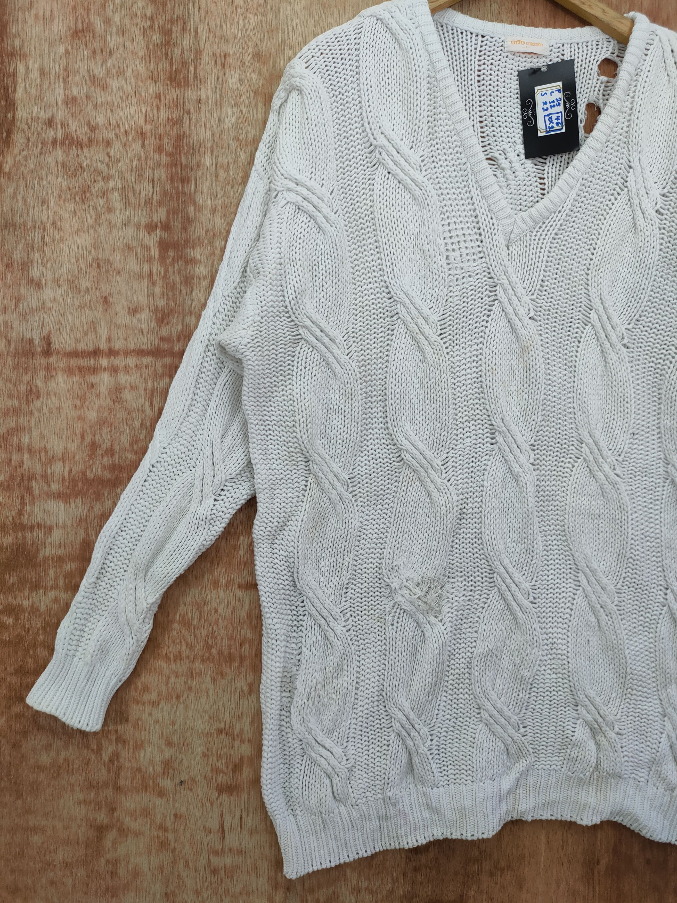 Japanese Brand Japan distressed thrashed knitwear streetwear #46-XX2 Size US XL / EU 56 / 4 - 2 Thumbnail