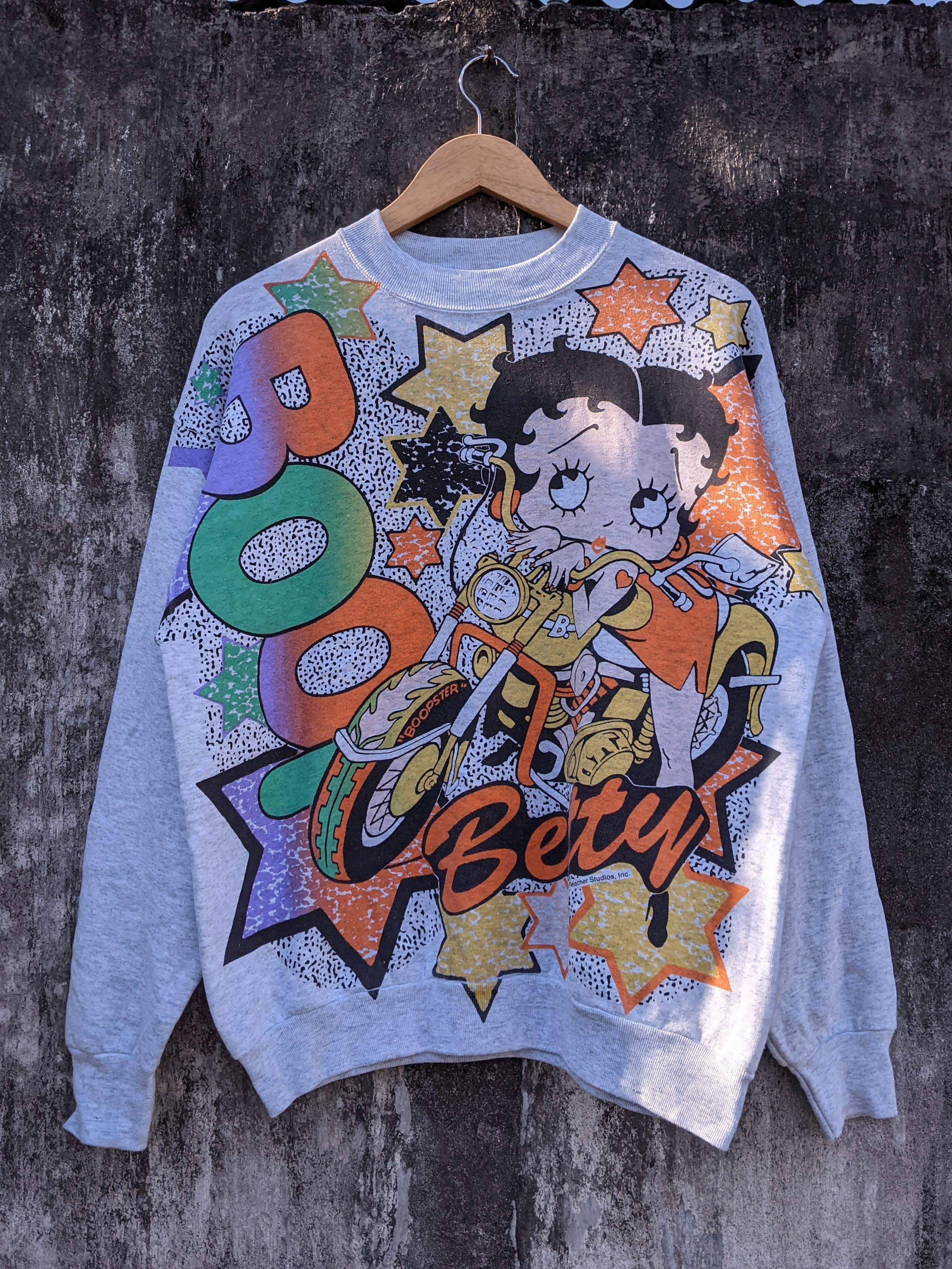 Vintage Vintage 90s Betty Boop Overprint Sweatshirt | Grailed