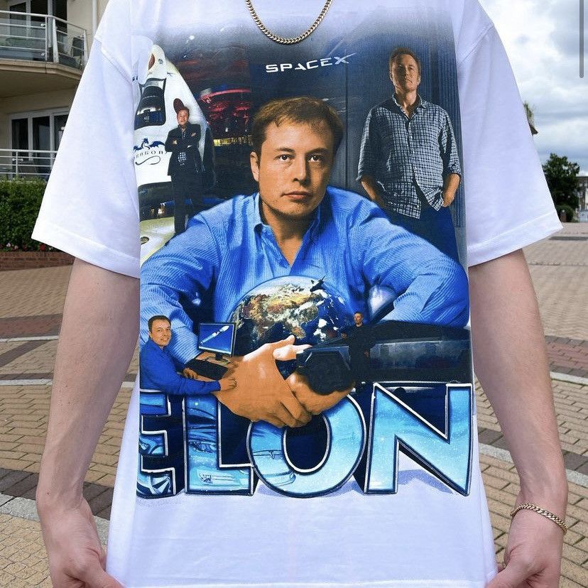 Marino Morwood × Streetwear × Vintage Marino Morwood Elon Musk Tesla ...