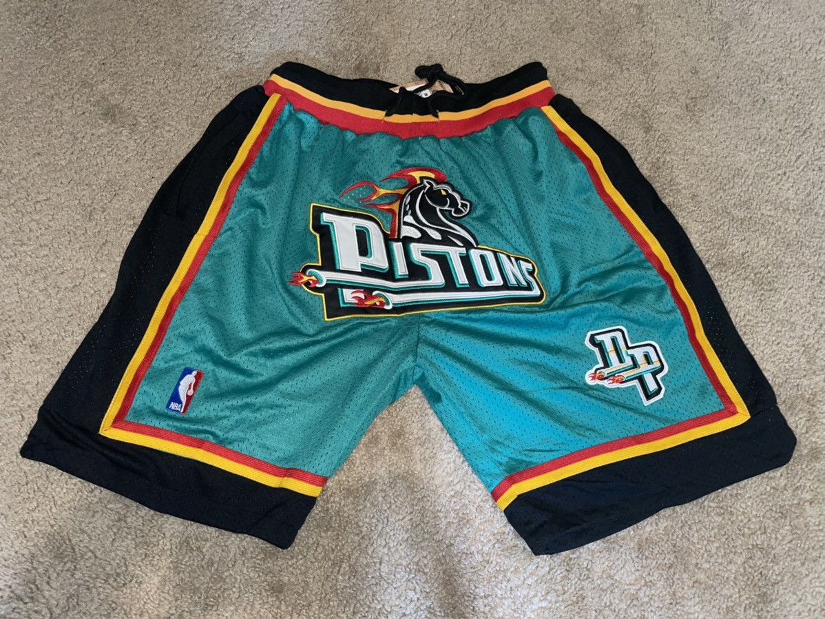 image of Detroit Pistons Limited Vintage Nba Shorts in Blue, Men's (Size 30)