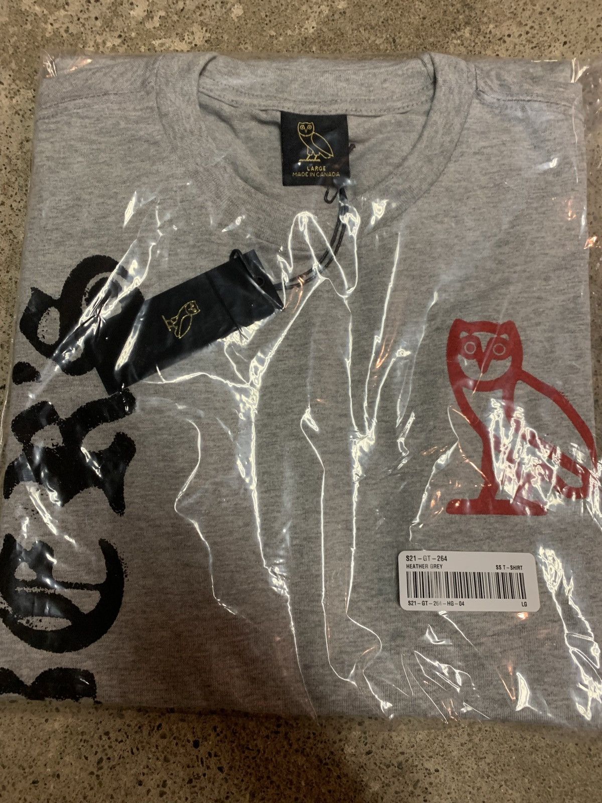 Drake × October's Very Own OVO SKULL DICE HANDS T-SHIRT GREY Size US L / EU 52-54 / 3 - 5 Thumbnail