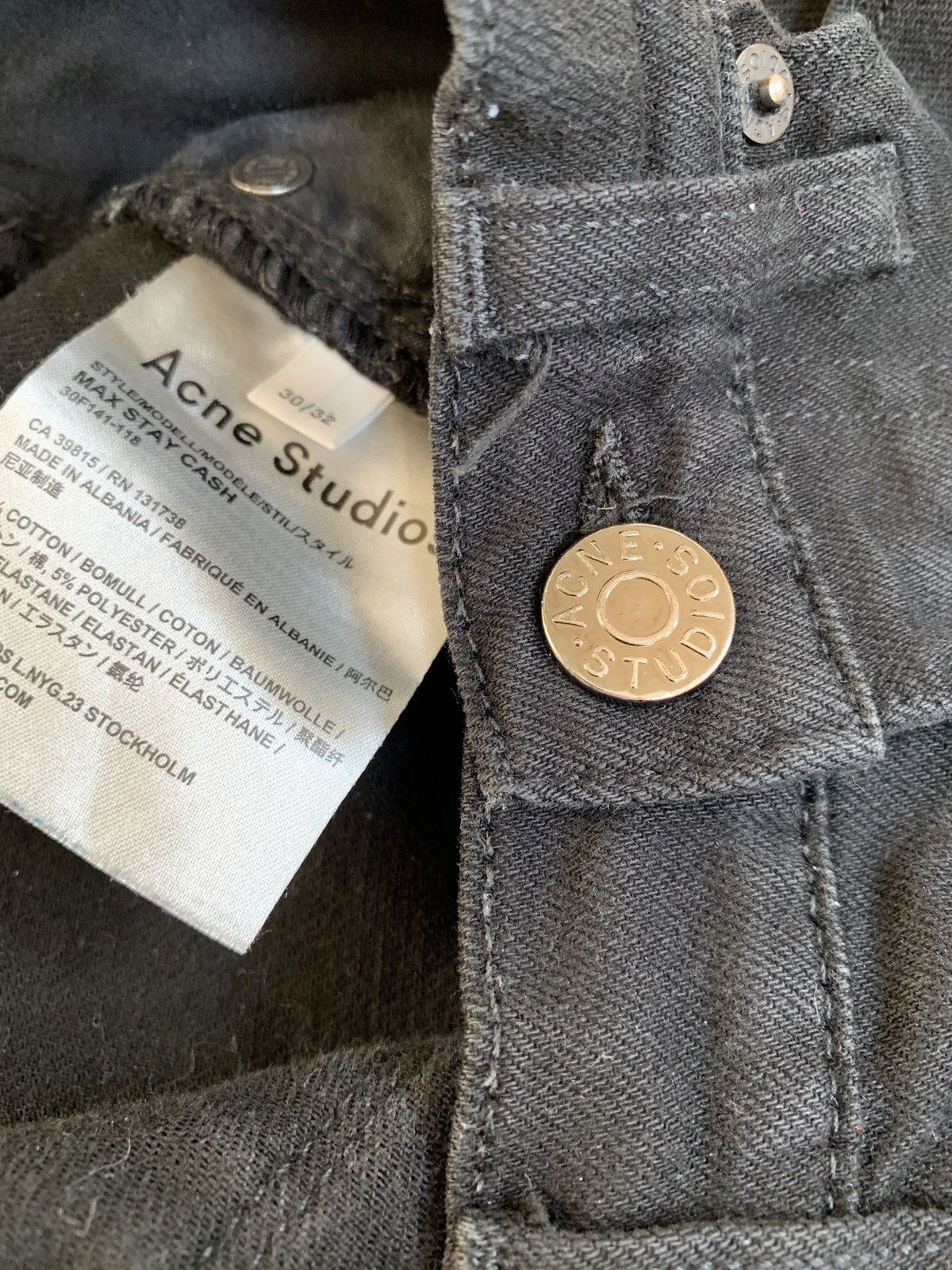 Acne Studios Max Stay Cash Size US 30 / EU 46 - 4 Thumbnail
