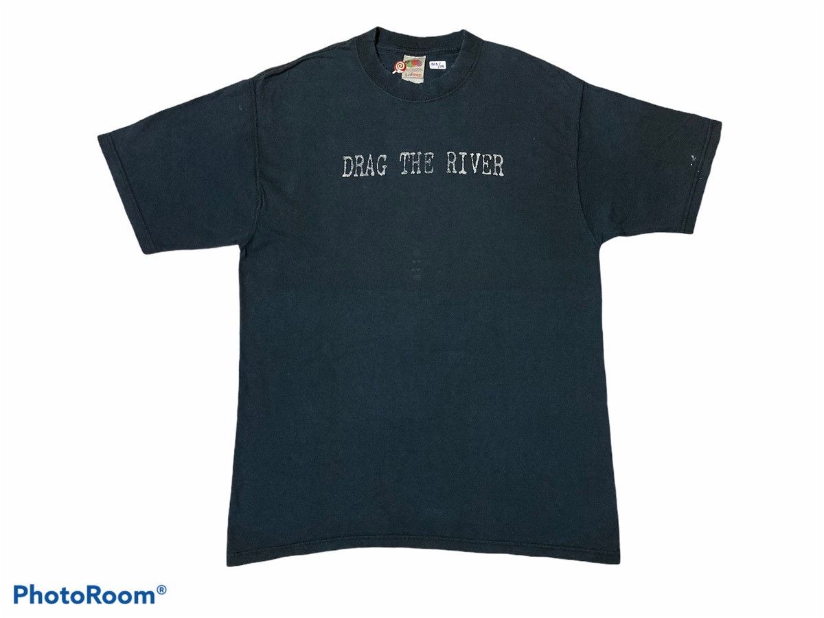 Band Tees Vintage distressed Drag The River band tee Size US L / EU 52-54 / 3 - 1 Thumbnail