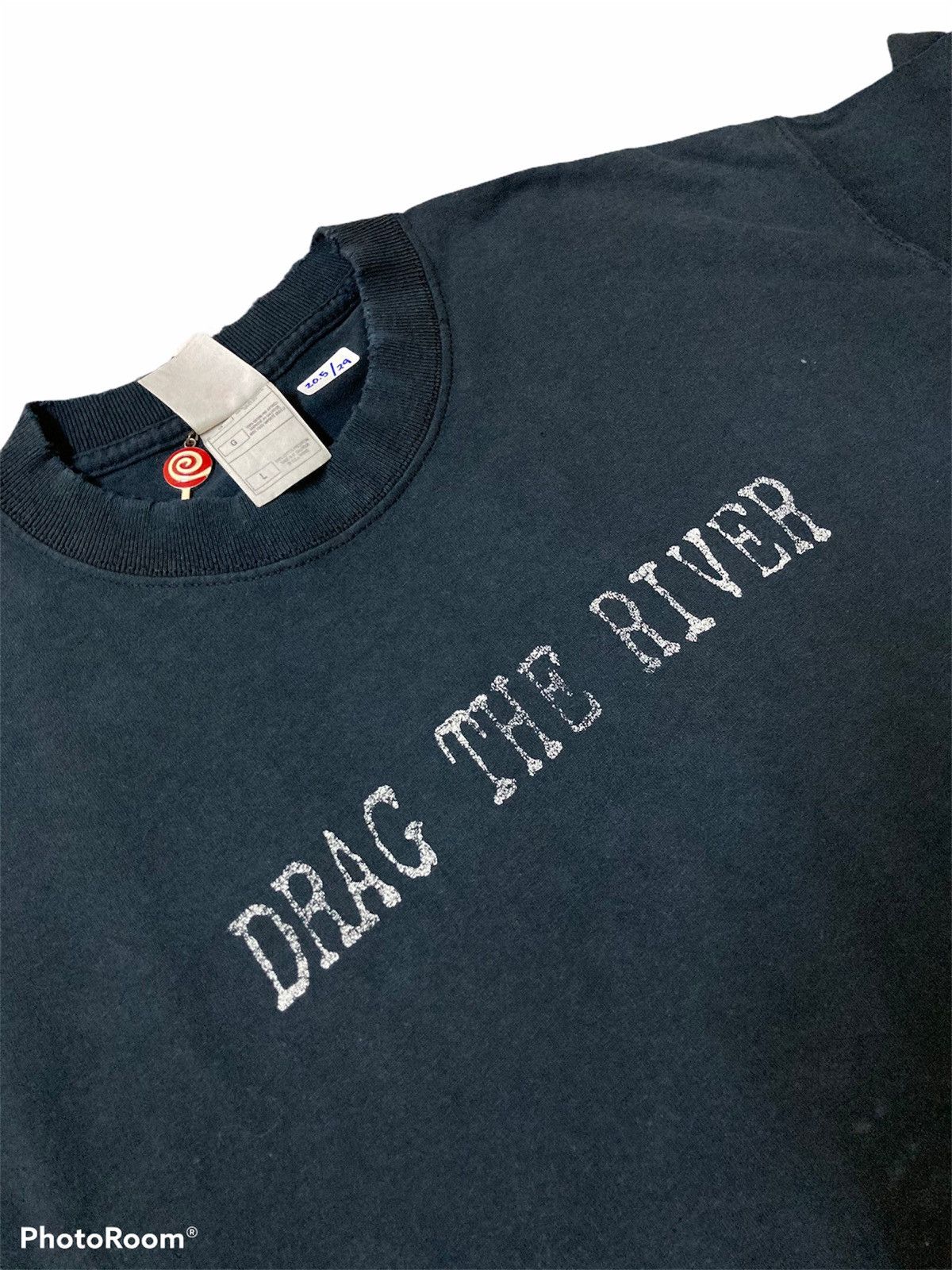 Band Tees Vintage distressed Drag The River band tee Size US L / EU 52-54 / 3 - 8 Thumbnail