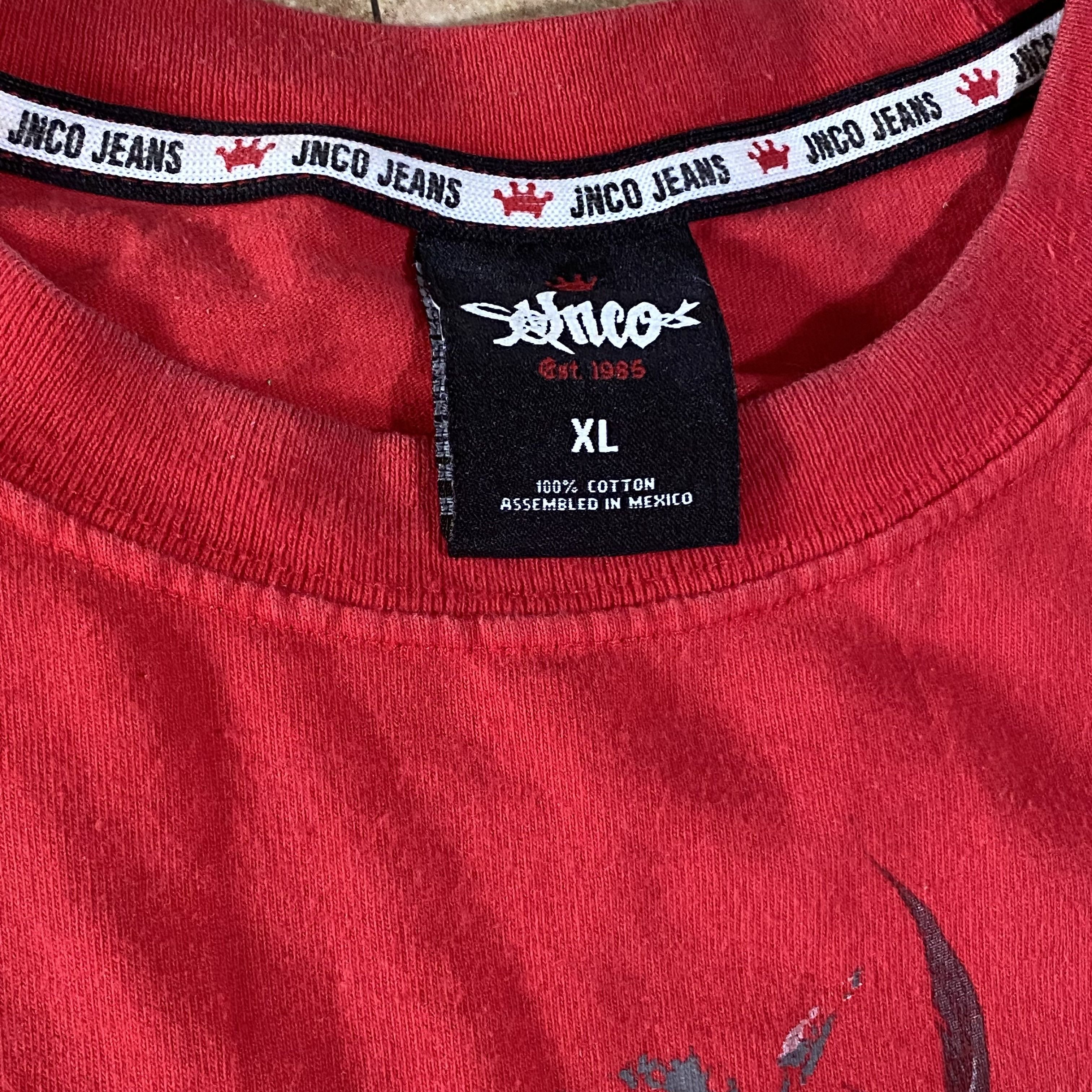 JNCO Jnco Jeans Skull Bird Tee Size US XL / EU 56 / 4 - 4 Thumbnail