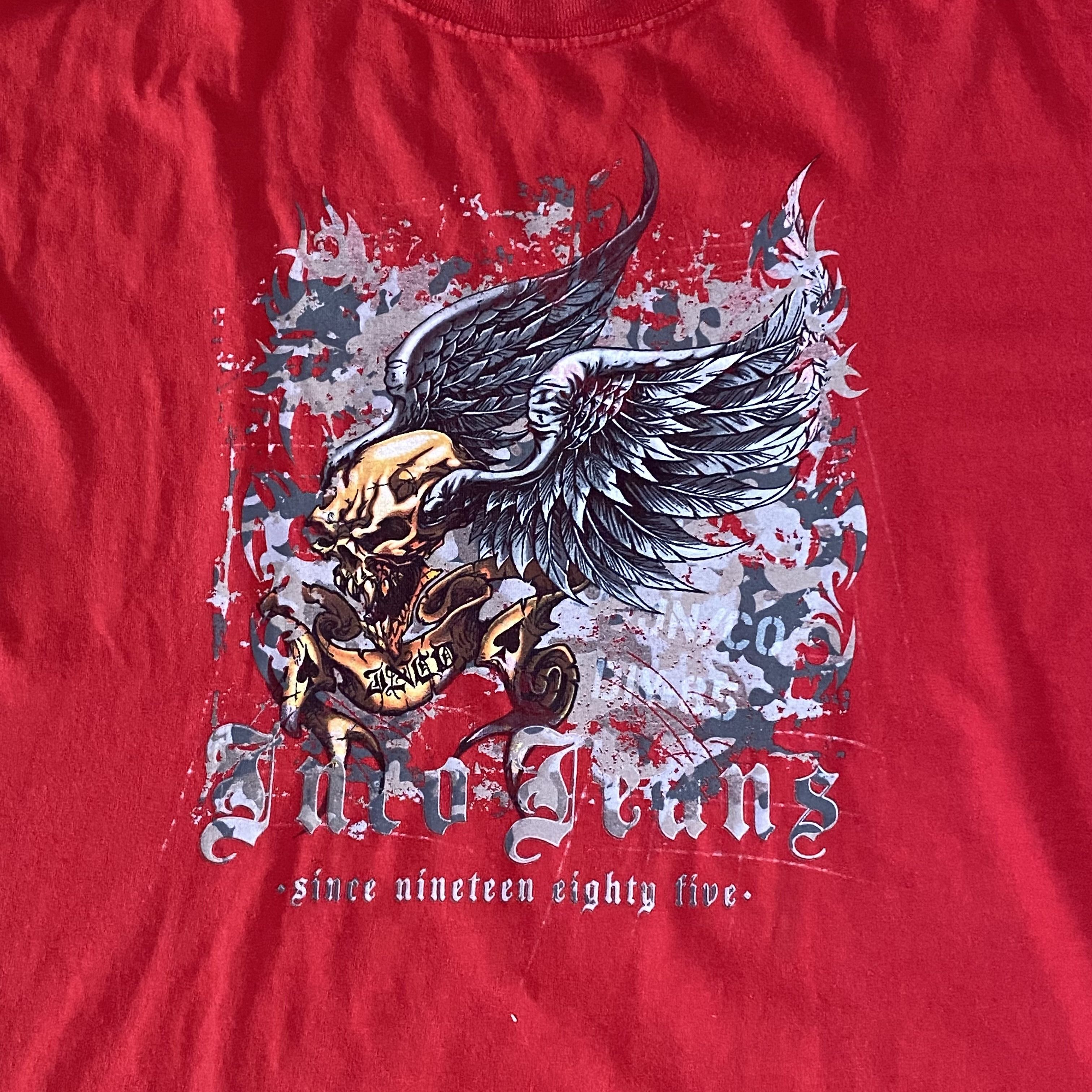JNCO Jnco Jeans Skull Bird Tee Size US XL / EU 56 / 4 - 3 Thumbnail