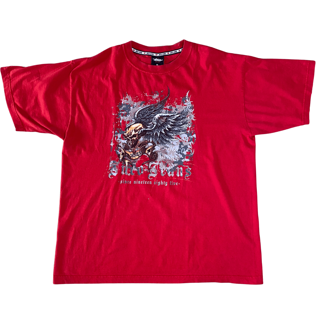JNCO Jnco Jeans Skull Bird Tee Size US XL / EU 56 / 4 - 1 Thumbnail