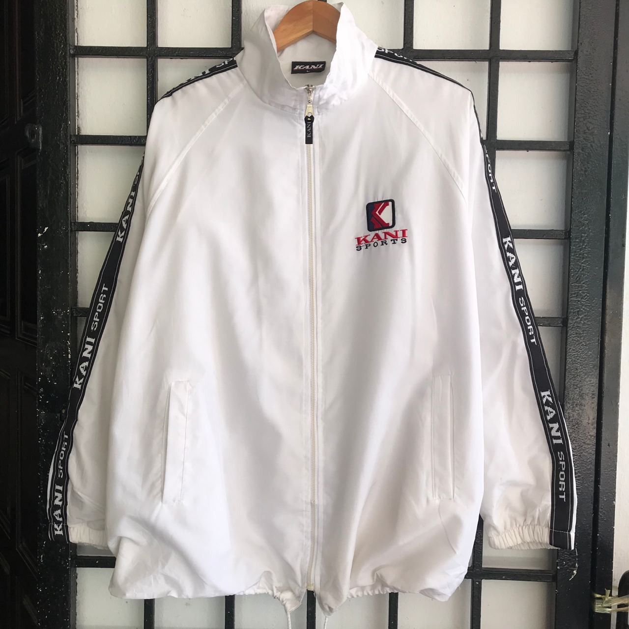 Karl Kani 🔥KANI SPORT Embroidery Big Logo Design Windbreaker Jacket Size US L / EU 52-54 / 3 - 3 Thumbnail