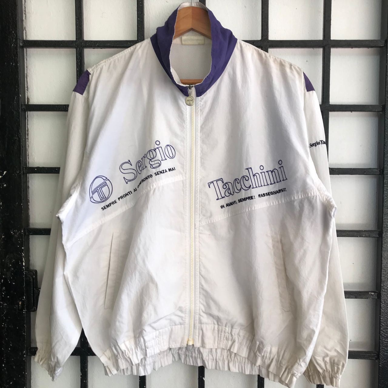 Sergio Tacchini 🔥Vtg SERGIO TACCHINI Embroidery Logo Windbreaker Jacket Size US M / EU 48-50 / 2 - 1 Thumbnail