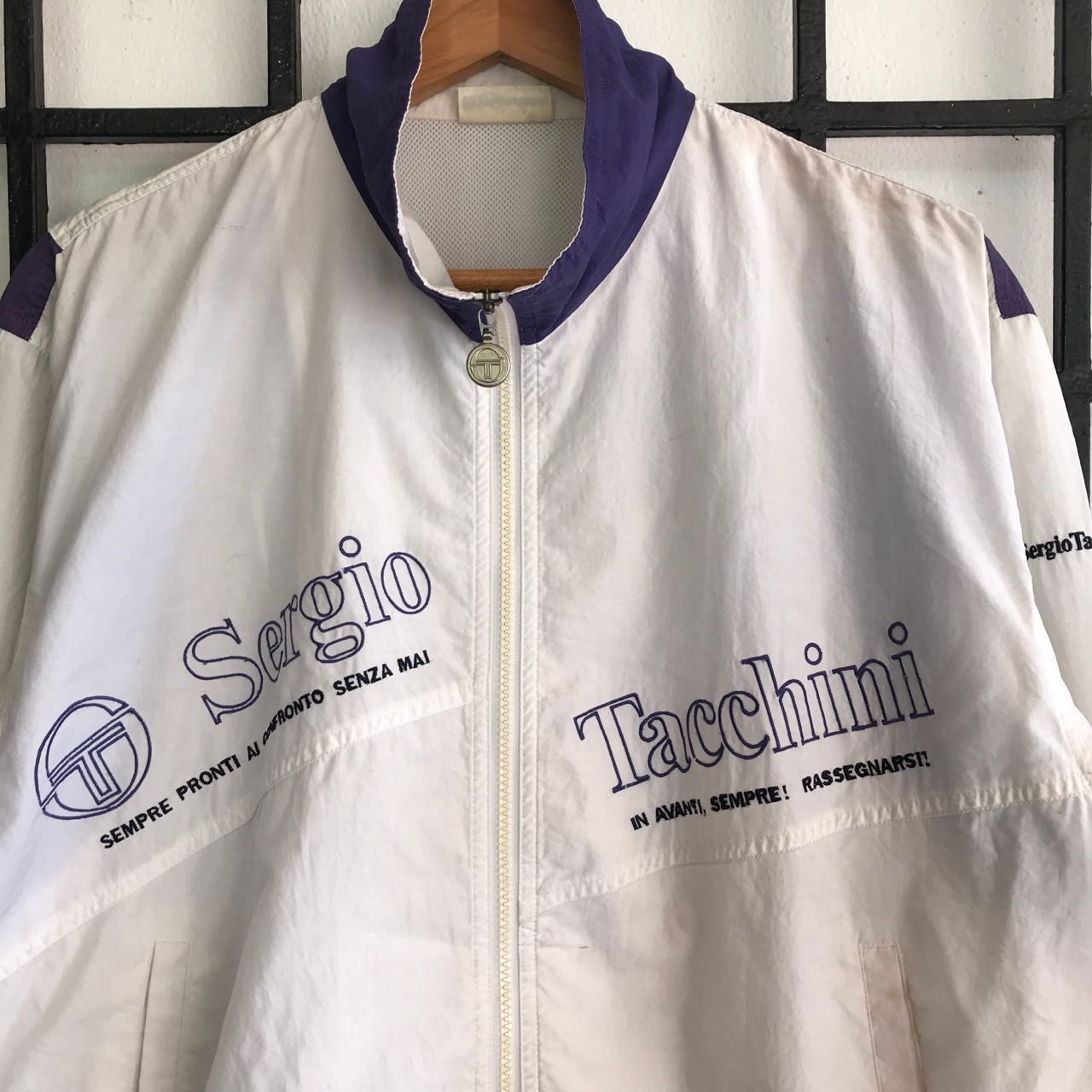 Sergio Tacchini 🔥Vtg SERGIO TACCHINI Embroidery Logo Windbreaker Jacket Size US M / EU 48-50 / 2 - 2 Thumbnail
