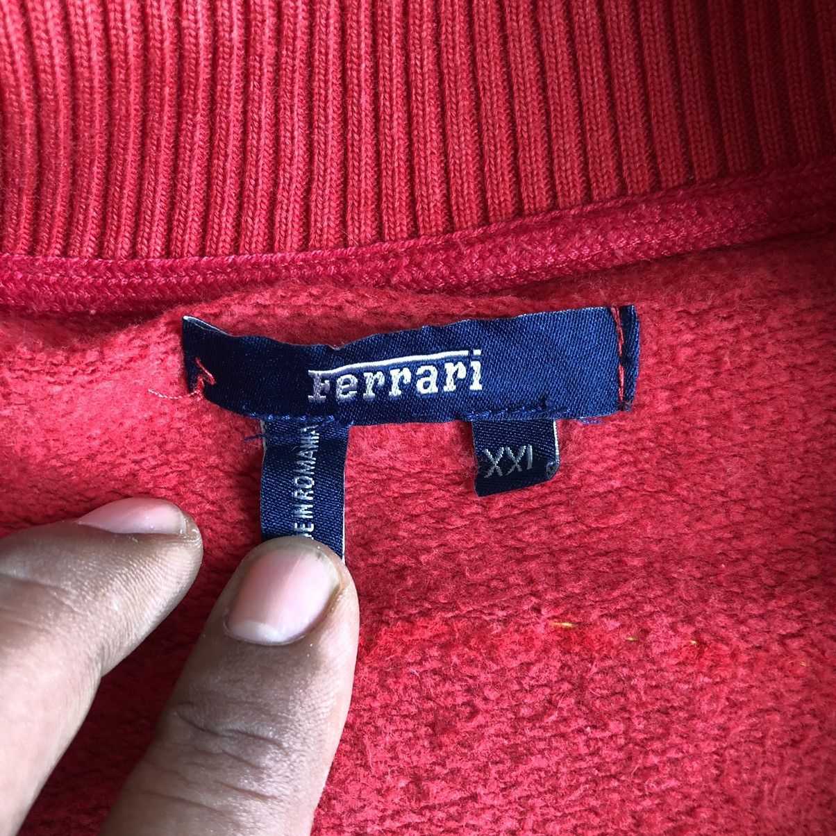 Ferrari × Vintage Vintage Ferrari Zipper Cotton Jacket Size US XL / EU 56 / 4 - 5 Thumbnail