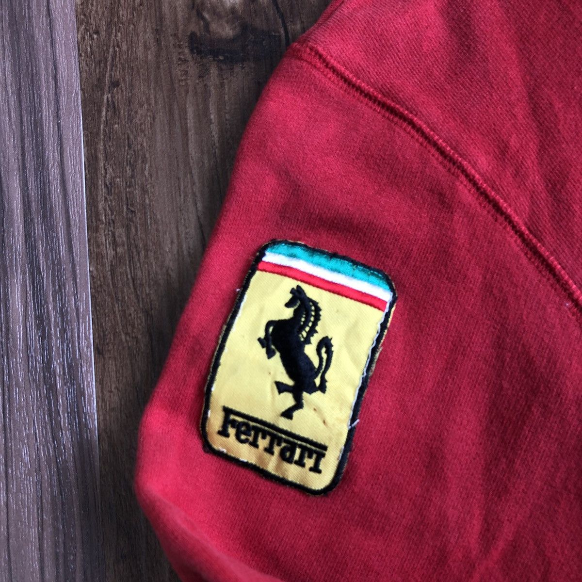 Ferrari × Vintage Vintage Ferrari Zipper Cotton Jacket Size US XL / EU 56 / 4 - 4 Thumbnail