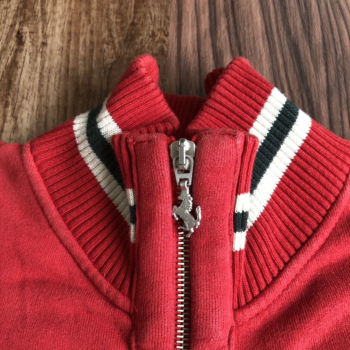 Ferrari × Vintage Vintage Ferrari Zipper Cotton Jacket Size US XL / EU 56 / 4 - 3 Thumbnail