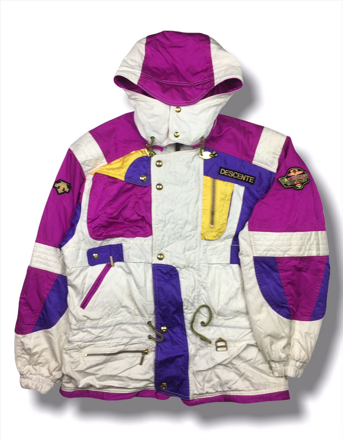 Vintage 90s Descente Ski Vest hotsell M Purple