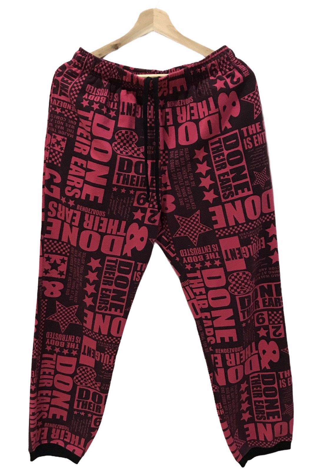 Hysteric Glamour × Japanese Brand 🇯🇵Japan Brand Zapatear Full Print Art Sweatpants Size US 30 / EU 46 - 2 Thumbnail